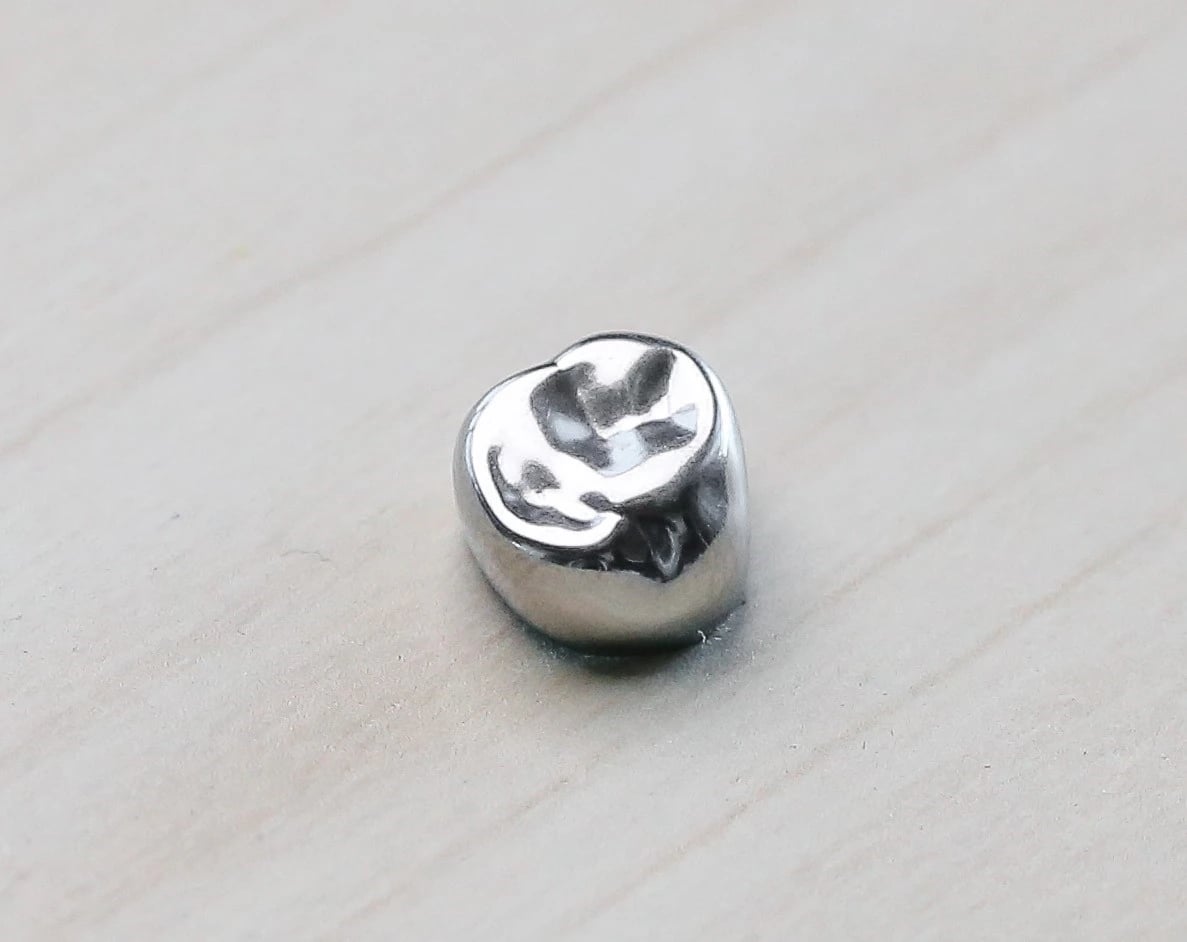 Acero 3S Stainless Steel Primary First Molar Crown, Lower Right, Size 2, 5/Pack (3S S2)