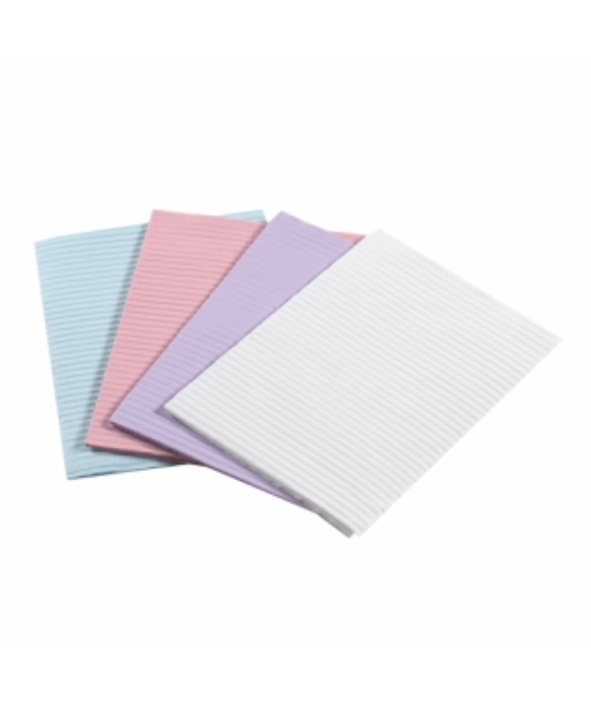 Sani-Tab® Chain-Free® Patient Towel/Bib, 3-Ply Tissue with 1-Ply Poly Backing, Blue, 13" x 19", 400/Case, WPXBLT