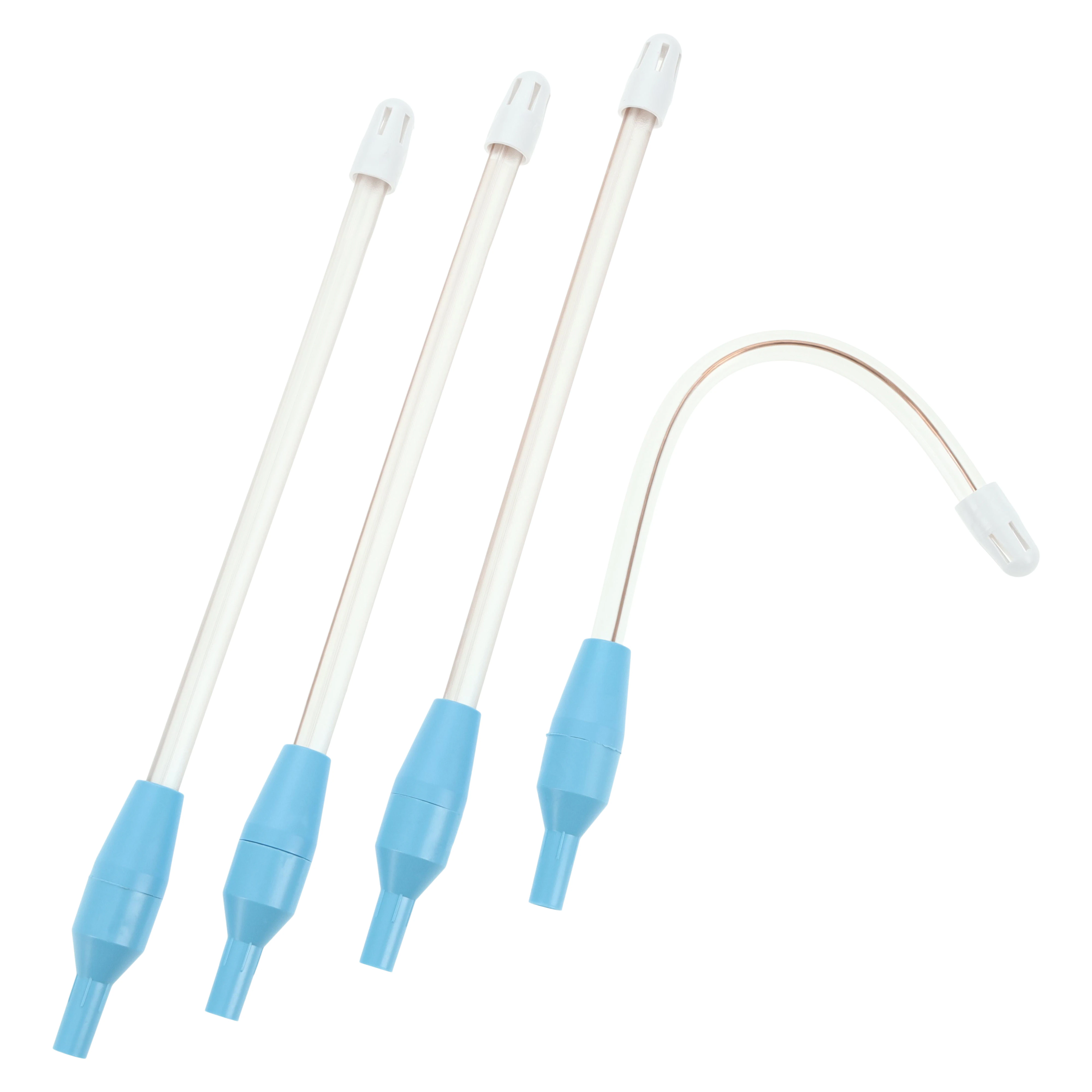 Safe-Flo Plus Saliva Ejector, Clear/White, Unscented, 100/Bag, M1003CLWH