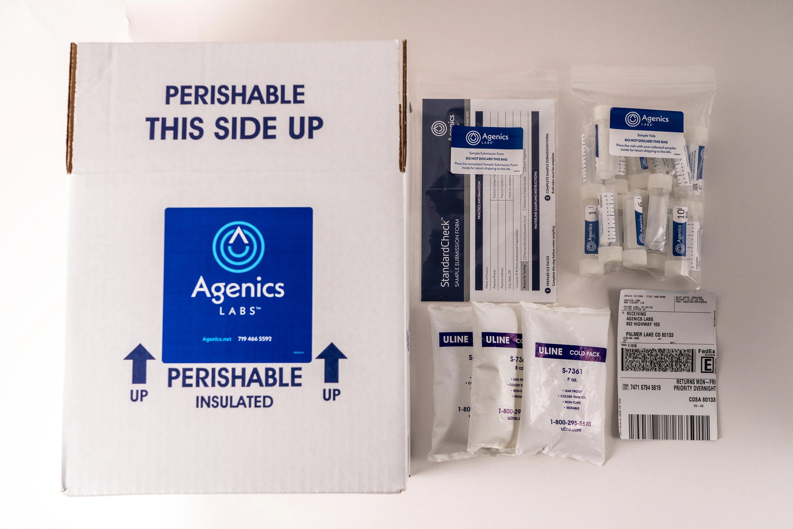 StandardCheck R2A Dental Unit Waterline Test Kit, 16 Vial Kit, SC-16