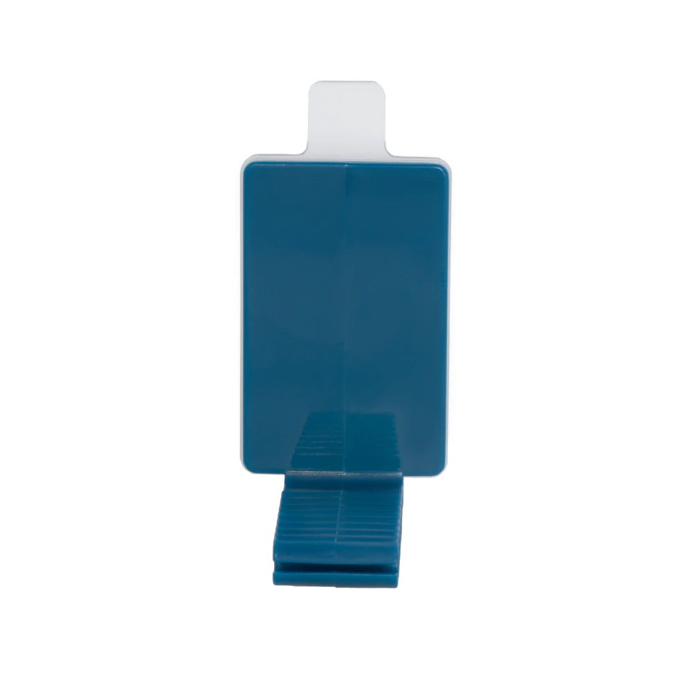 EzAim Individually Cut Adhesive Sensor Holder, Anterior, Blue, 50/Pk, 131116