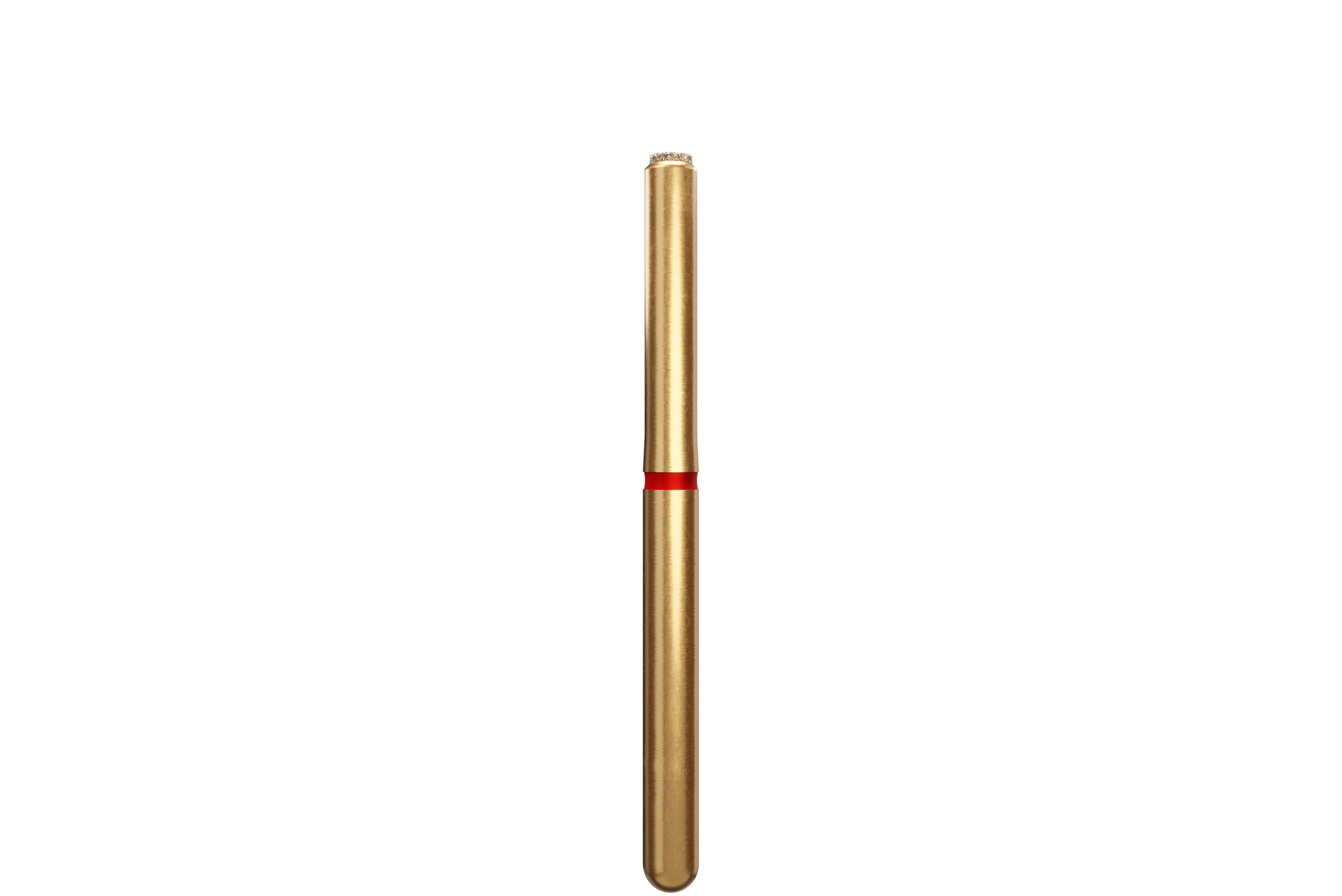 Alpen Diamond Bur, FG, End Cutting Cylinder, Fine, Red, #839-014F, 1.4 mm Head, 5/Pk, 60032089