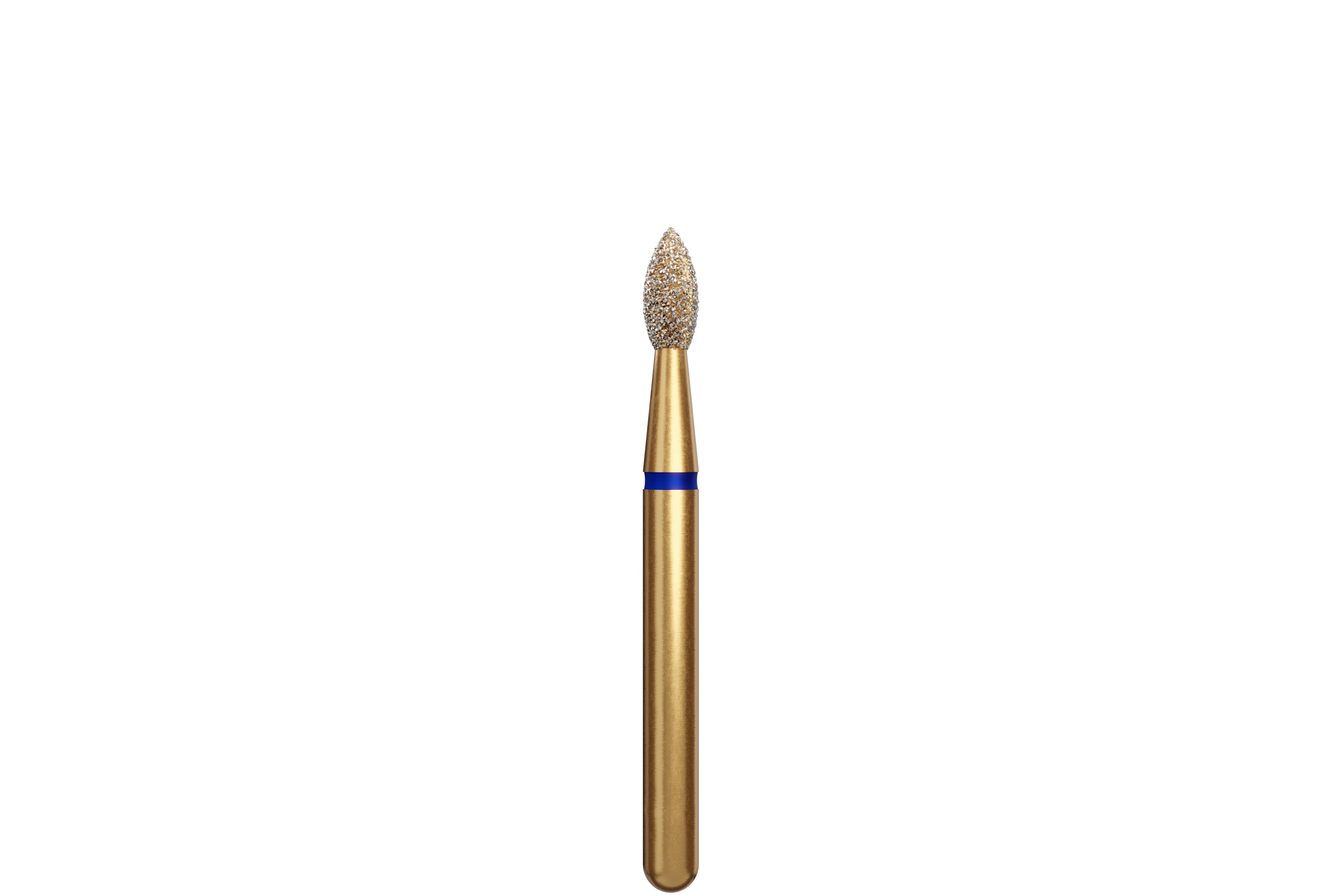 Alpen Multi-Use Diamond Bur, Pointed Football, Medium Grit, FG, #368-016, 1.6mm Head Diameter, 3.5mm Head Length, 5/Pkg