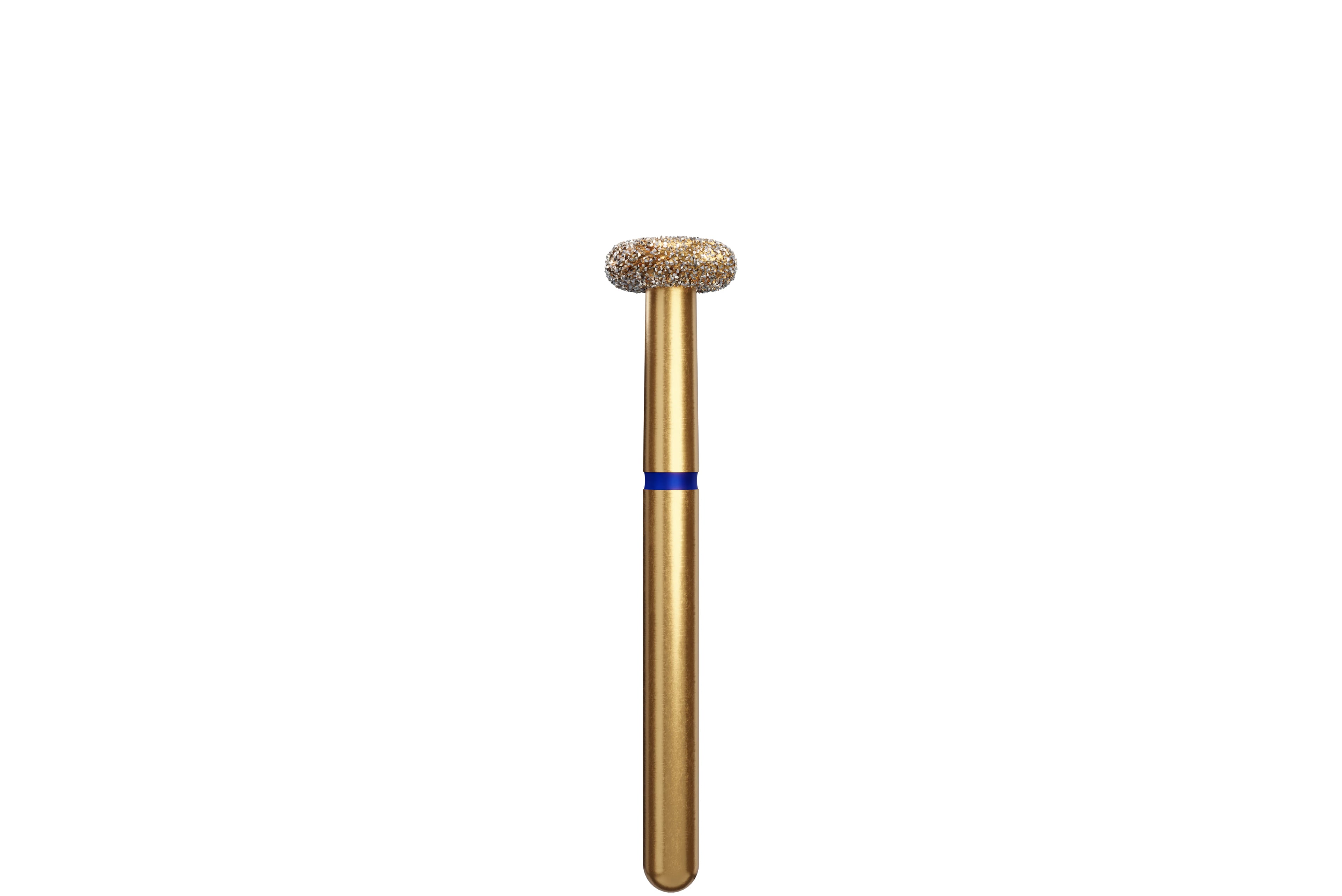 Alpen Multi-Use Multilayer Diamond Bur, Round Wheel, FG, Medium, Blue, #909-040, 1.5 mm Head Length, 5/Pkg