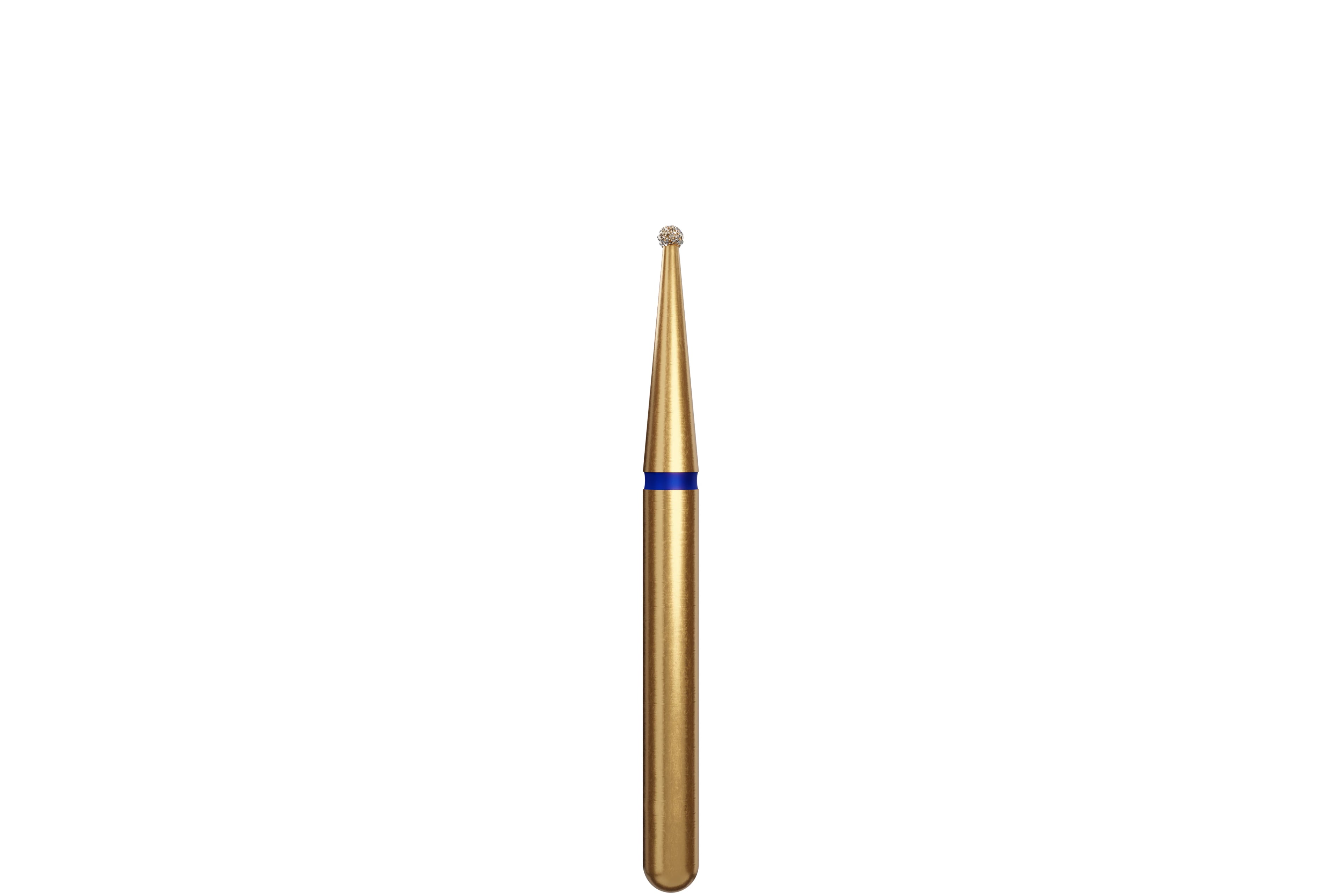 Alpen Multilayer Diamond Bur, FG, Round, #801, 0.9 mm, Medium, Blue, 5/Pk, 801-009M