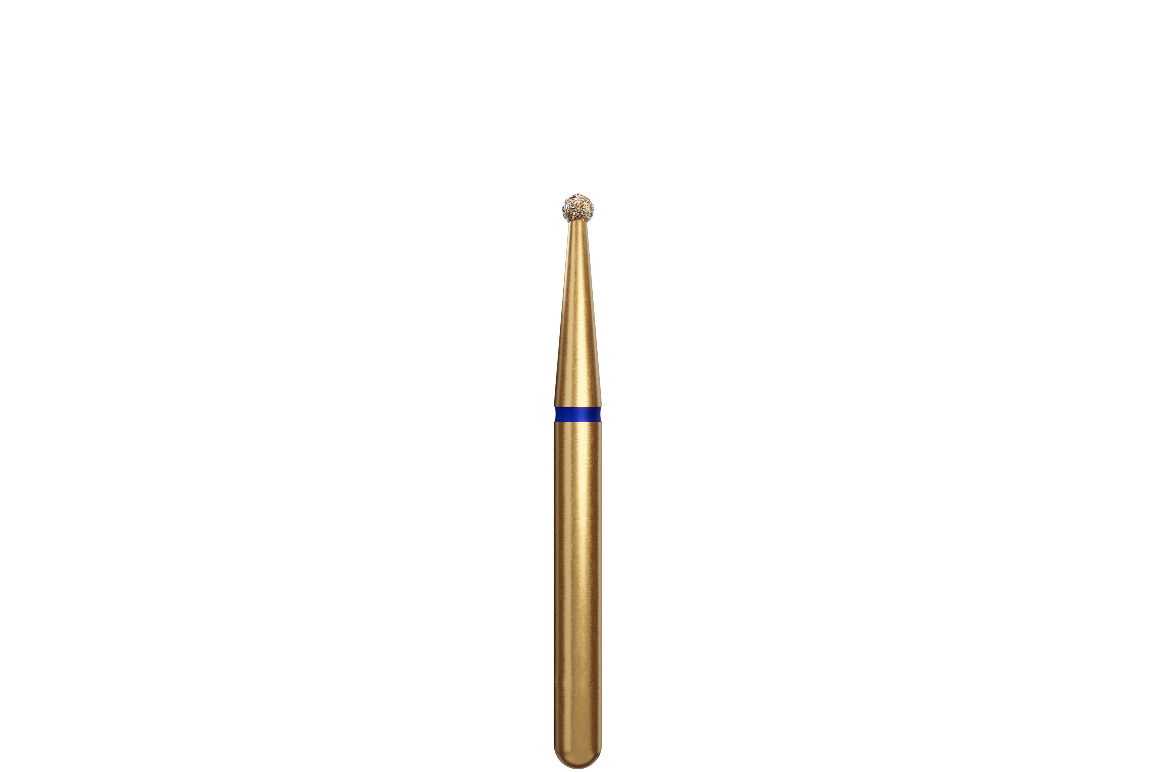 Alpen Multi-Use Diamond Bur, FG, Round, Medium, Blue, #801-012, 1.2 mm Head, 5/Pk, 60031853
