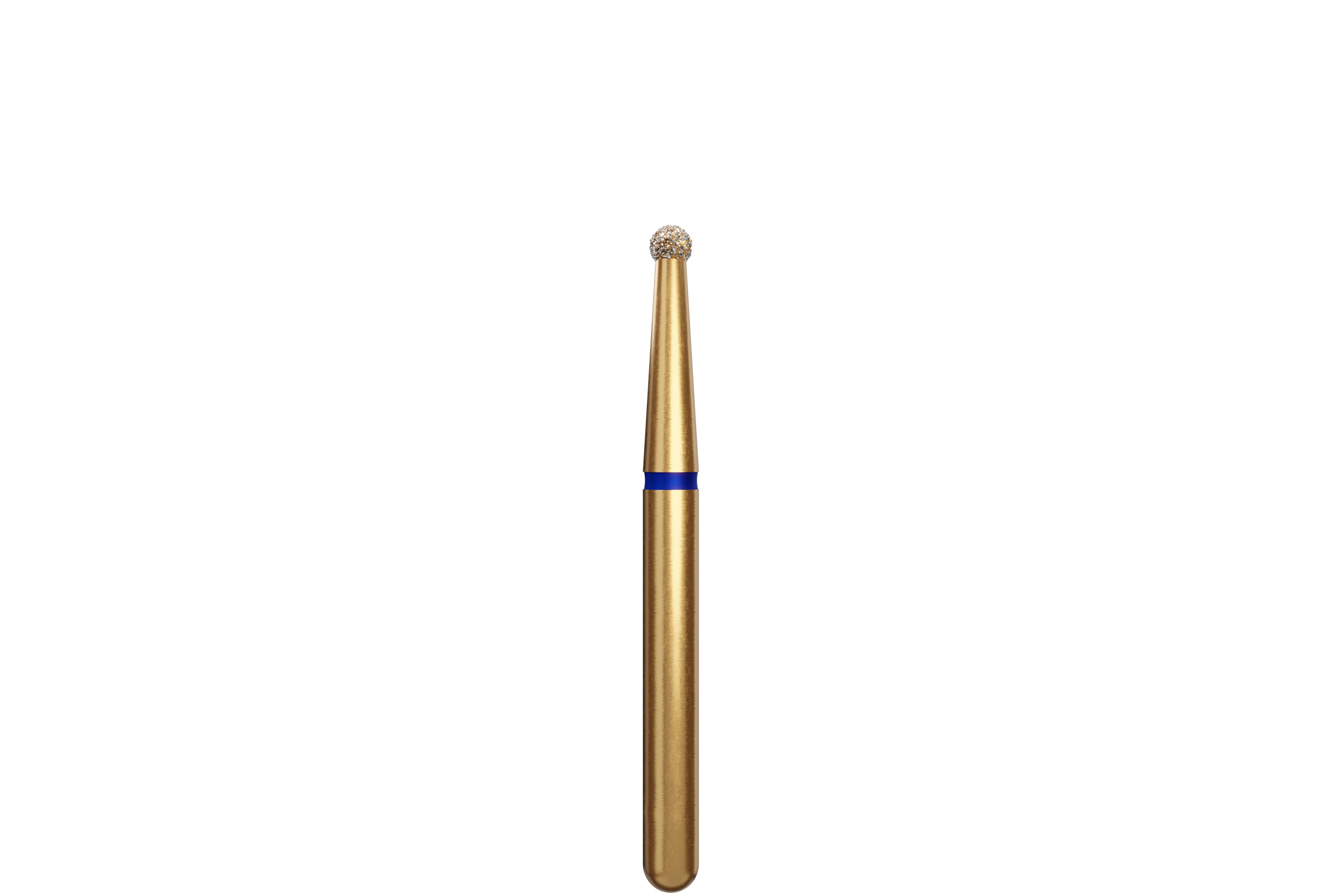 Alpen Multi-Use Multilayer Diamond Bur, Round, FG, Medium, Blue, #801-014, 1.4 mm Head, 5/Pkg