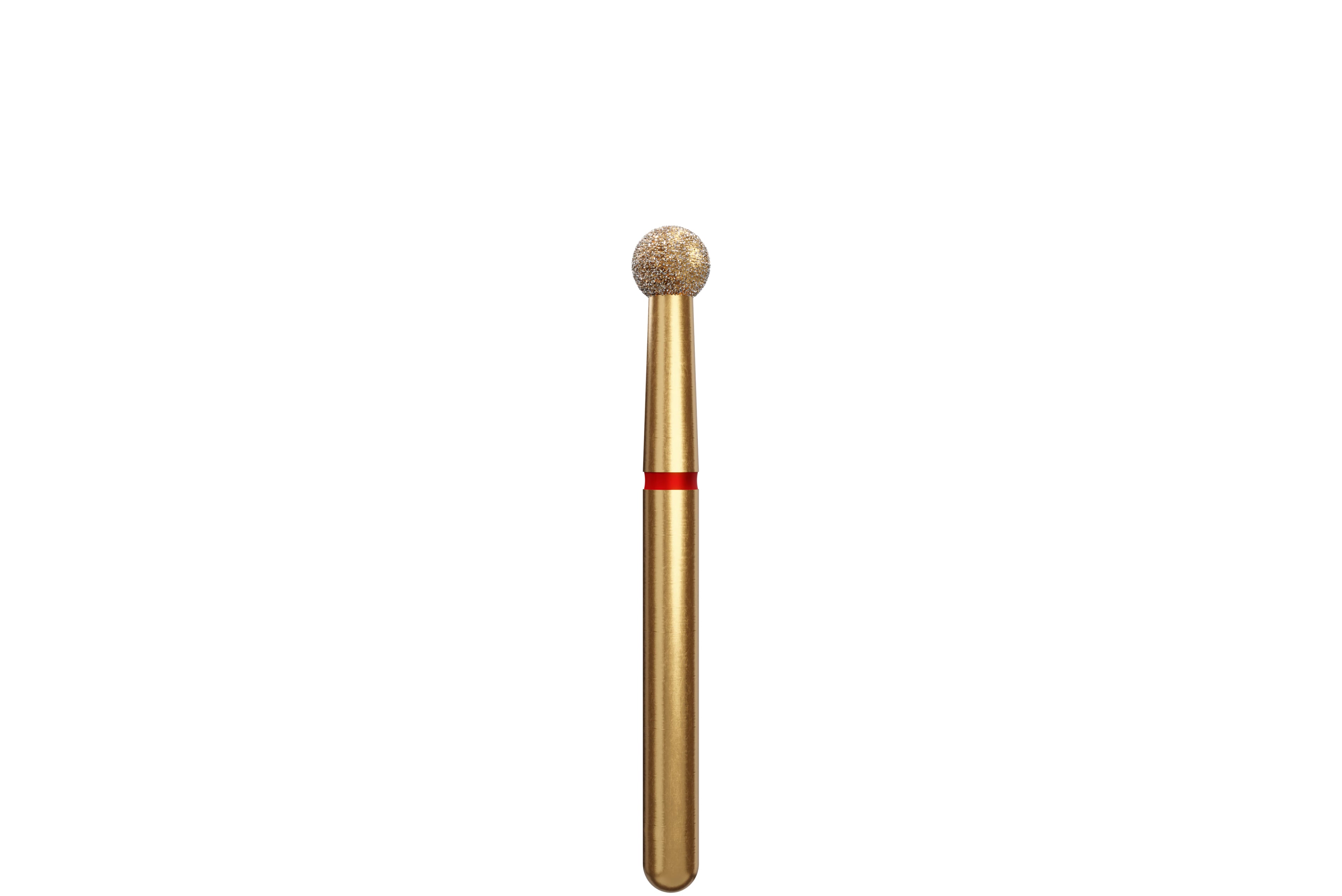 Alpen Diamond Bur, FG, Round, Fine, Red, #801-023F, 2.3 mm Head, 5/Pk, 60031885