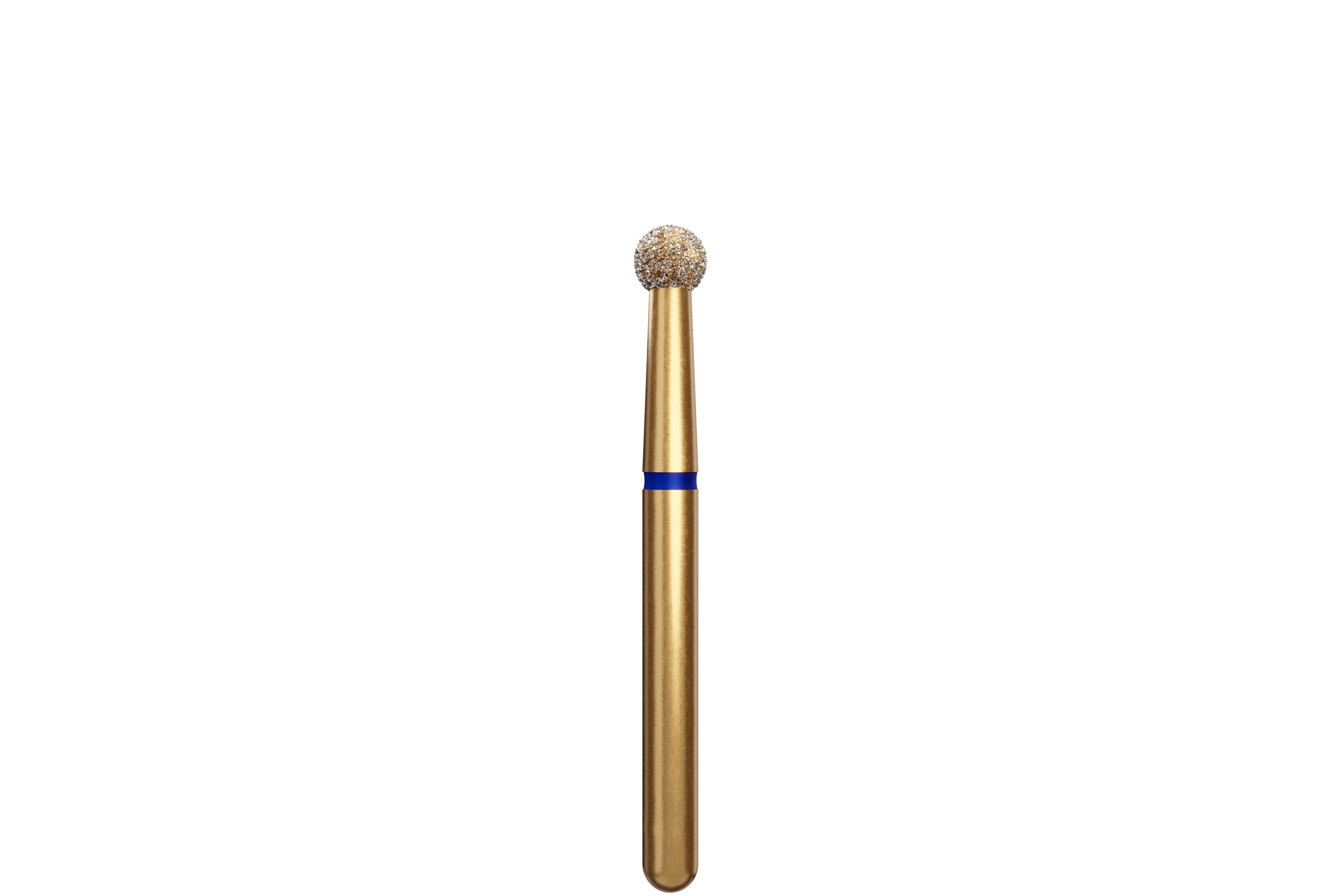 Alpen Diamond Bur, FG, Round, Medium, Blue, #801-023M, 2.3 mm Head, 5/Pk, 60031887