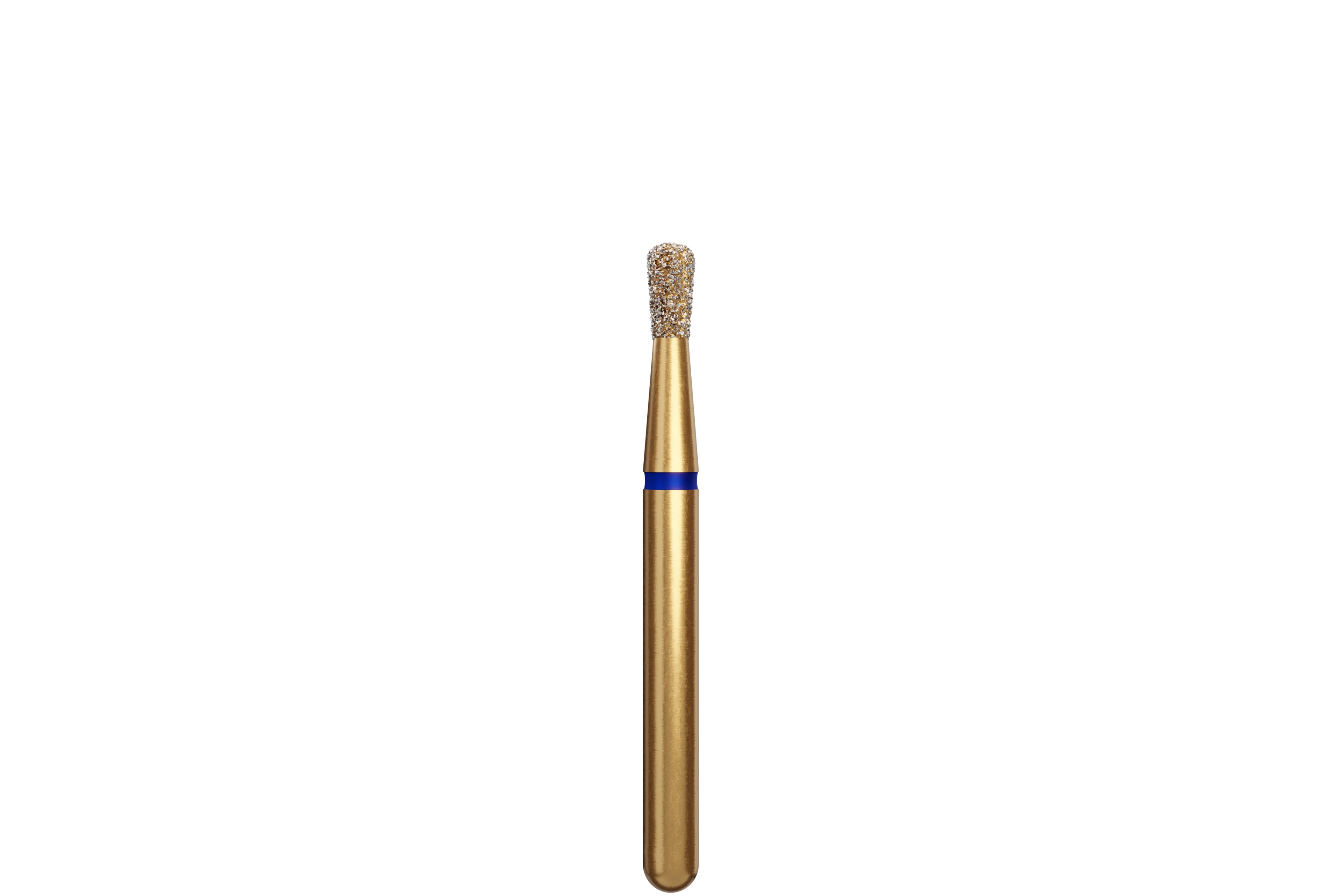 Coltene Alpen Multi-Use Multilayer Diamond Bur, FG, Medium Grit, Pear Shape, #830-016, 1.6 mm Head Diameter, 2.7 mm Head Length, 5/Pack