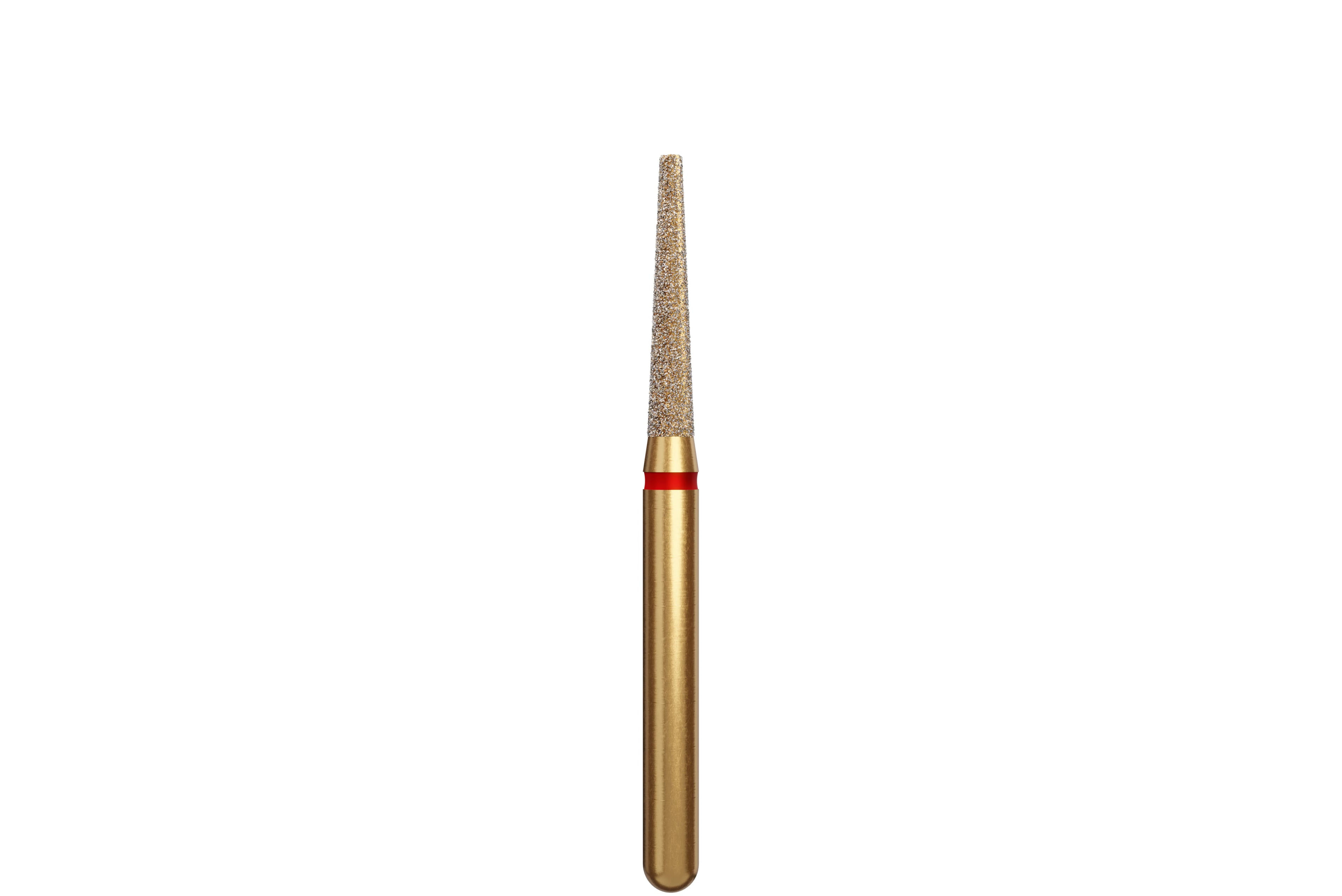 Alpen Multi-Use Multilayer Diamond Bur, FG, Flat End Taper, Fine, Red, #847-018F, 1.8 mm Head, 5/Pk, 60032139