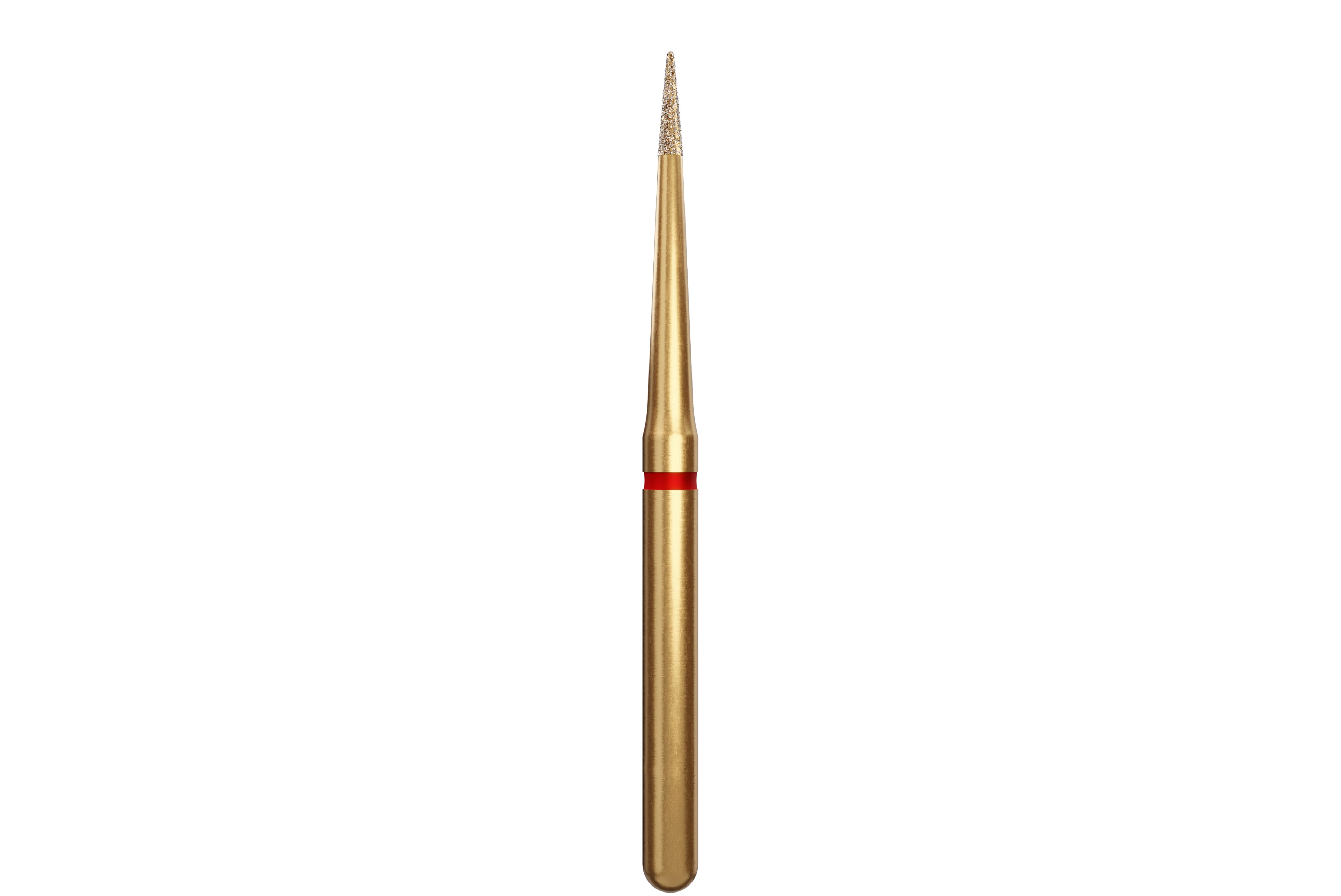 Alpen Esthetic Finishing Diamond Bur, FG, Fine, Red, #132-008 / ET3, 0.8 mm Head, 3 mm Head Length, 5/Pk, 60032679