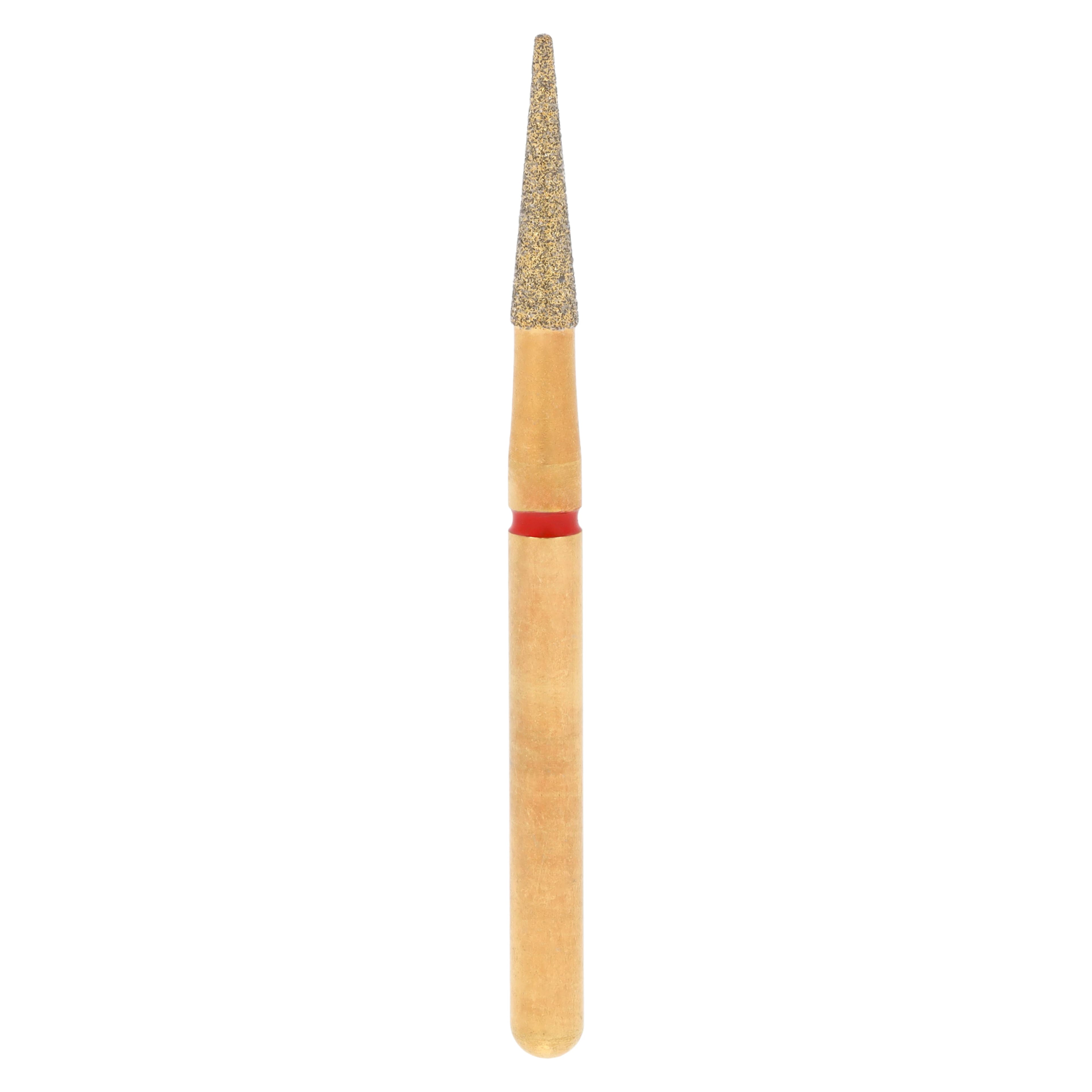 Alpen FG Esthetic Finishing Diamond Bur, #134.014 / ET6, Fine, 1.4 mm Head, 6 mm Head Length, 5/Pk, 60032687