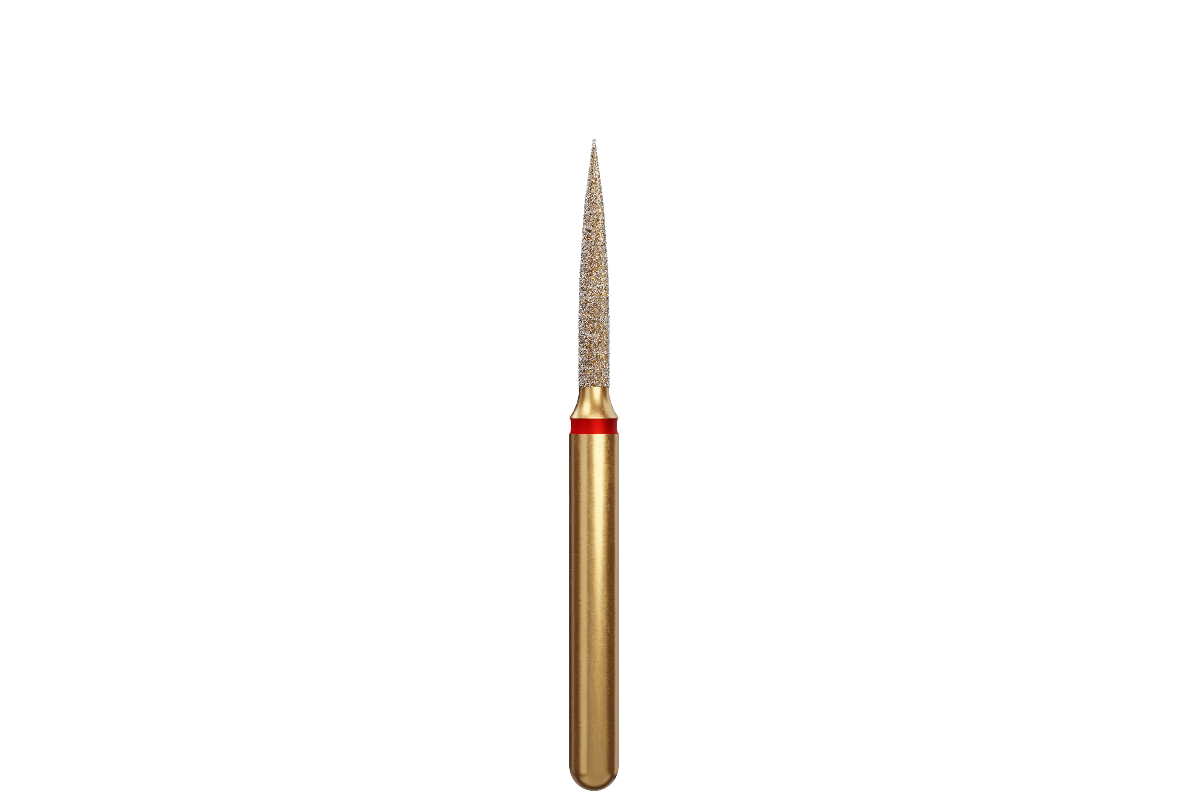 Alpen Diamond Burs, FG, Flame, Fine, Red, #862-012F, 1.2 mm Head, 8 mm Head Length, 5/Pk, 60032453