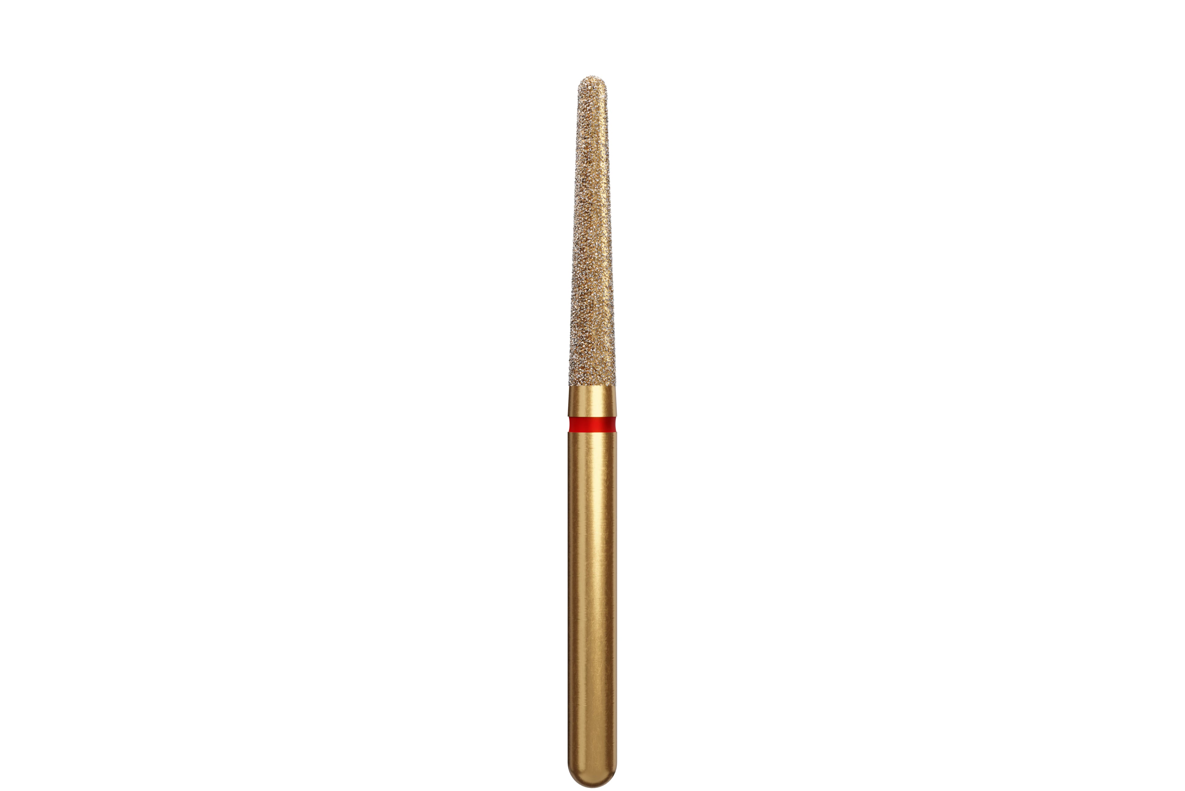 Alpen Multi-Use Multilayer Diamond Bur, Round End Taper, Fine, FG, #850-016, 1.6mm Head Diameter, 10mm Head Length, 5/Pkg