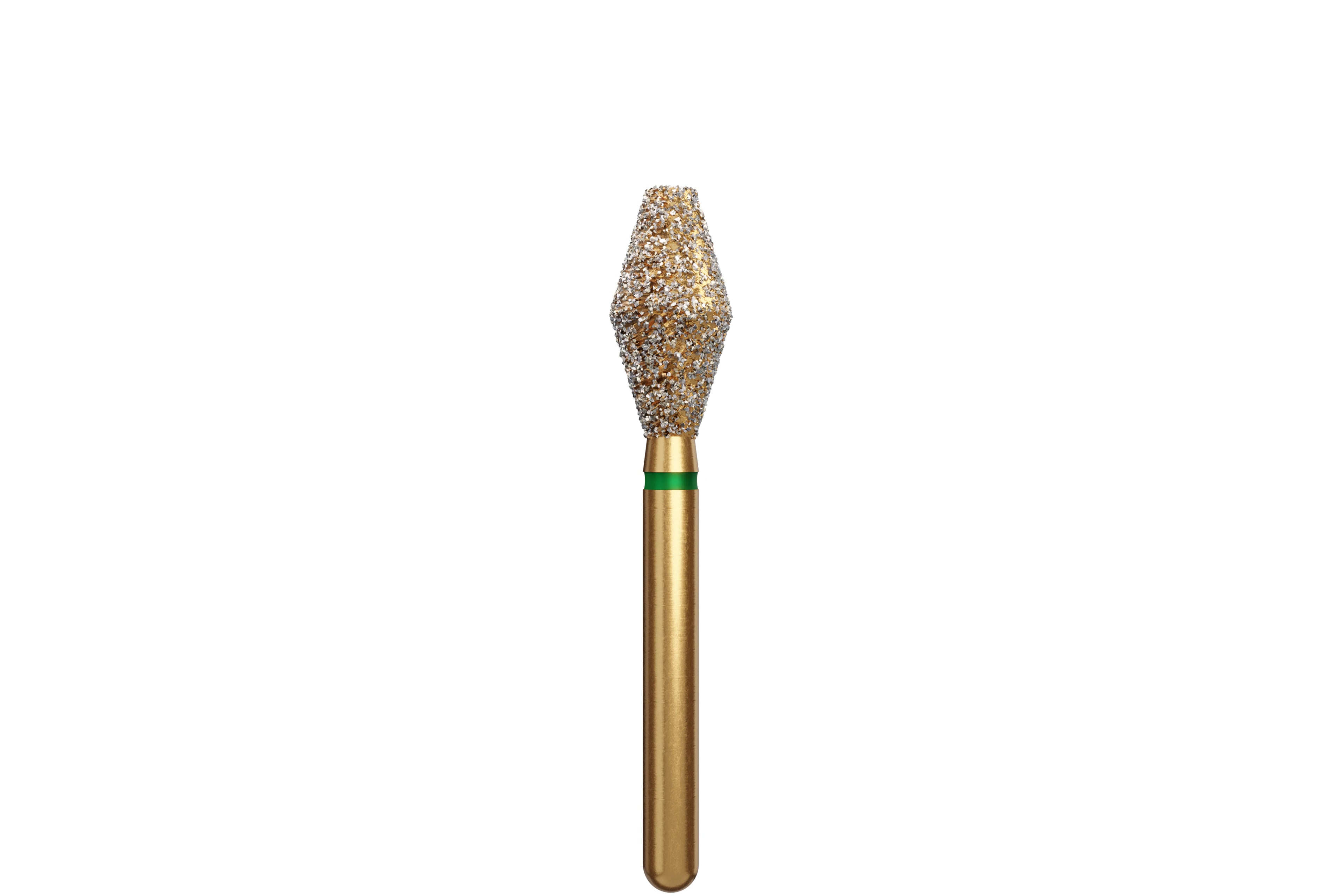 Alpen Multi-Use Multilayer Diamond Bur, FG, Occlusal Reduction/Barrel, Coarse, Green, #811-037, 3.7 mm Head, 7 mm Length, 5/Pk, 60031939