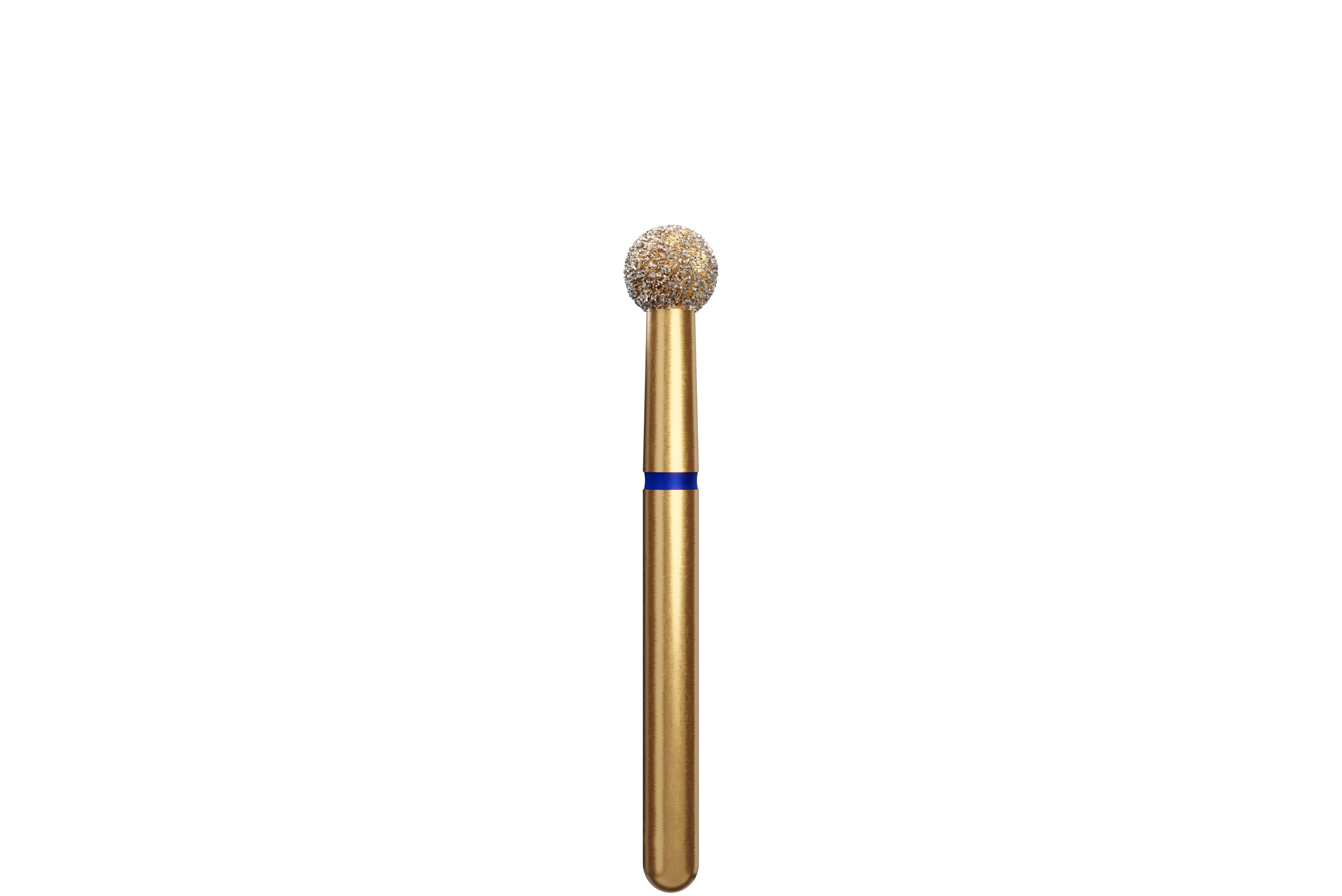 Alpen Diamond Burs, FG, Round, Medium, Blue, #801-029M, 2.9 mm Head, 5/Pk, 60031895