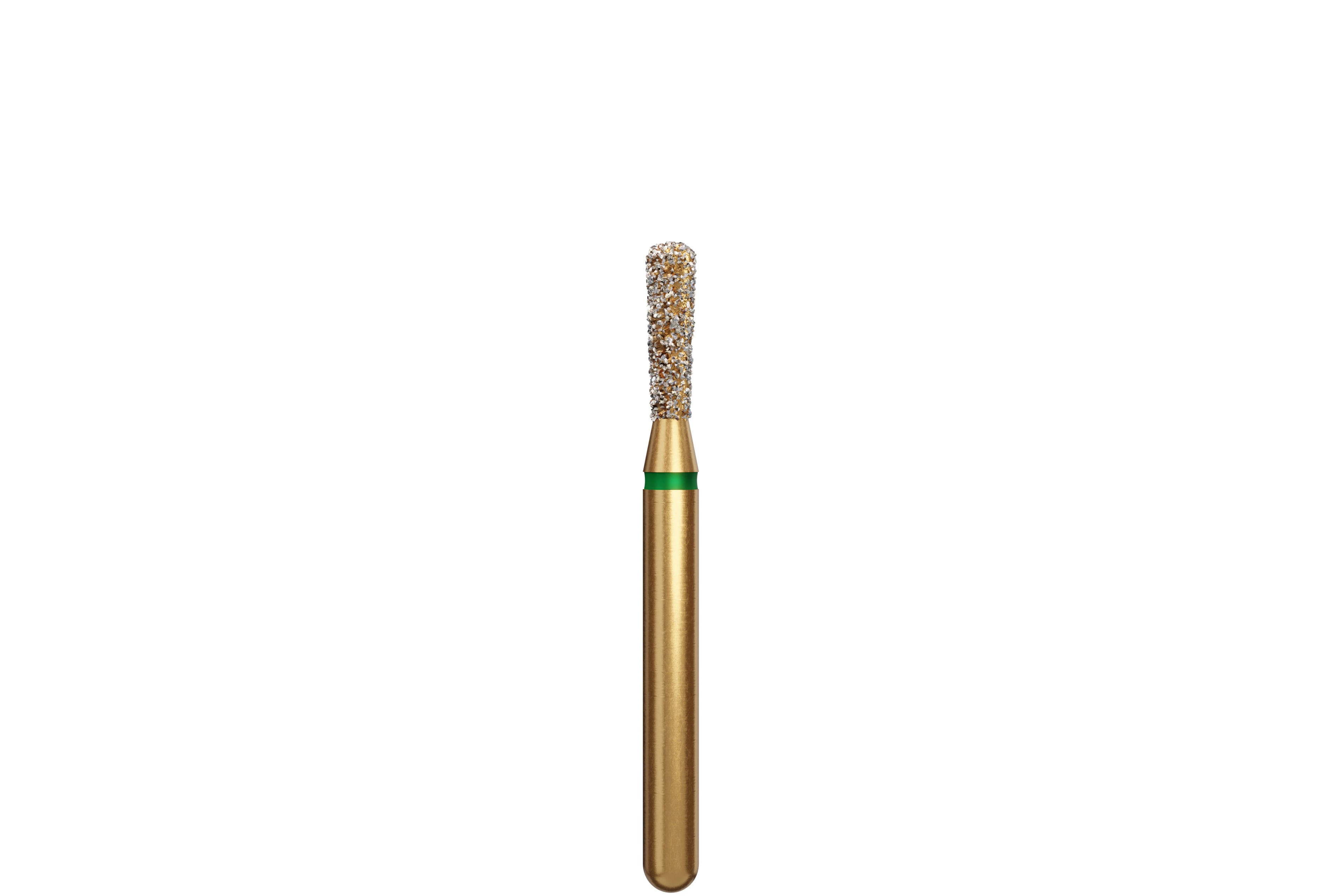 Coltene Alpen Multi-Use Diamond Bur, FG, Coarse, Green, Long Pear, #830L, 1.6 mm Head Diameter, 5 mm Head Length, 5/Pkg