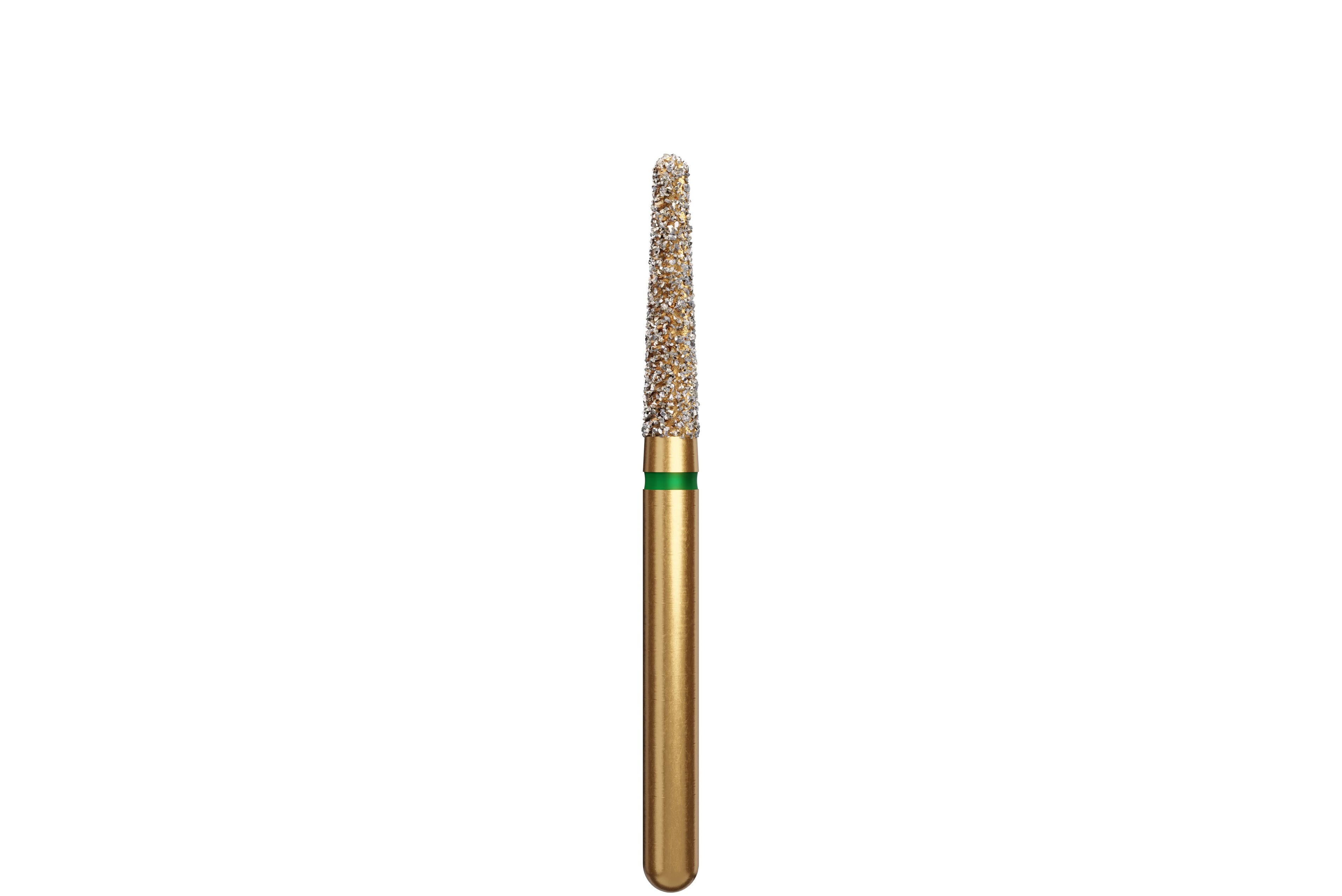 Alpen Diamond Bur, FG, Round End Taper, Coarse, Green, #850-018C, 1.8 mm Head, 8 mm Head Length, 5/Pk, 60032211