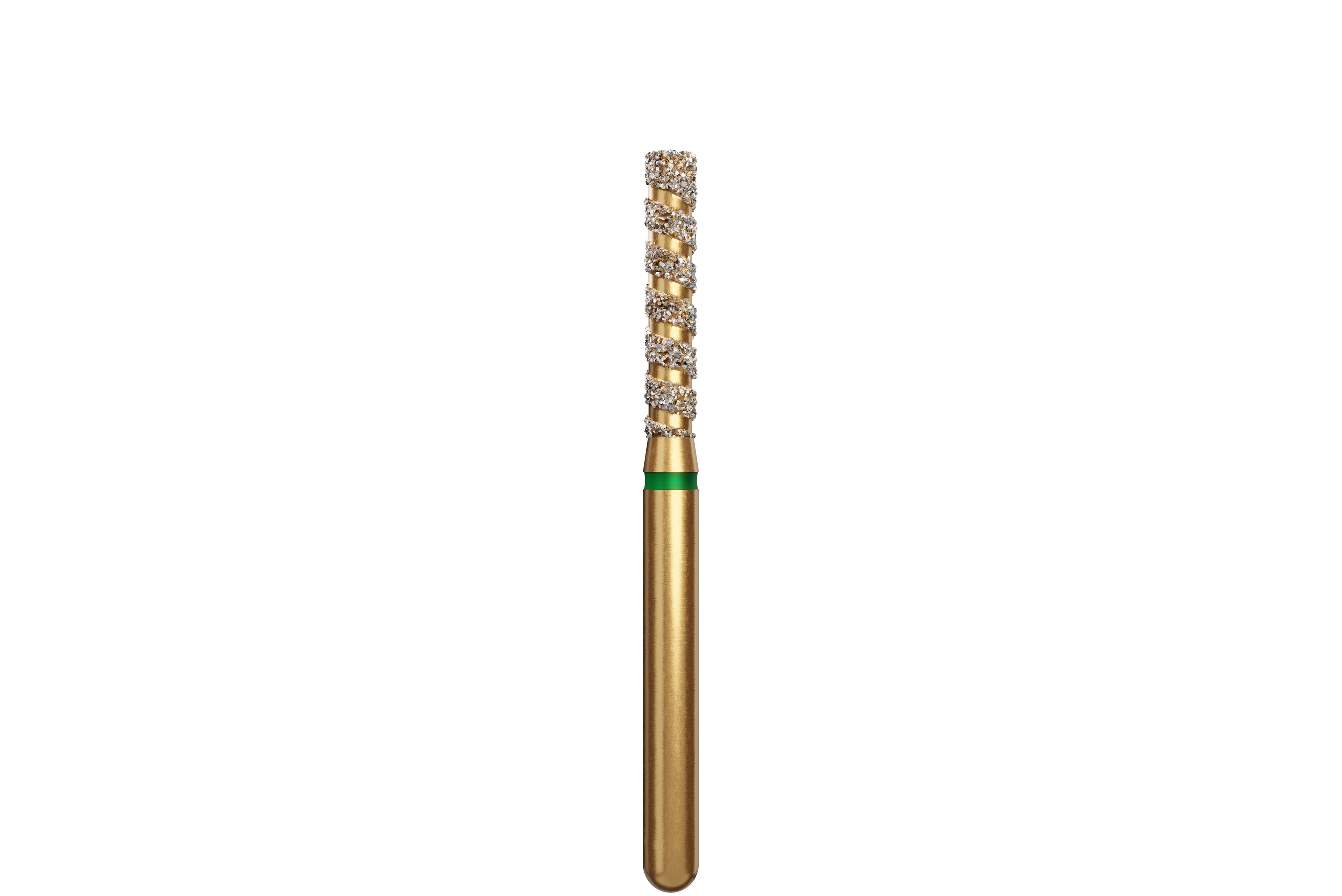 Alpen TurboCut Diamond Bur, FG, Flat End Cylinder, Super Coarse, Black, #837-016SC, 1.6 mm, 5/Pk, 60032071