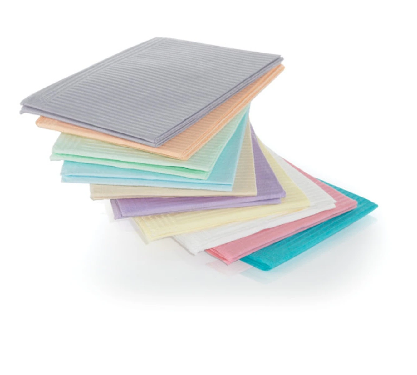SafeBasics Dry-Back Patient Bibs, 2-Ply Tissue with Poly Backing, Yellow, 13" x 18", 500/Case, 8284