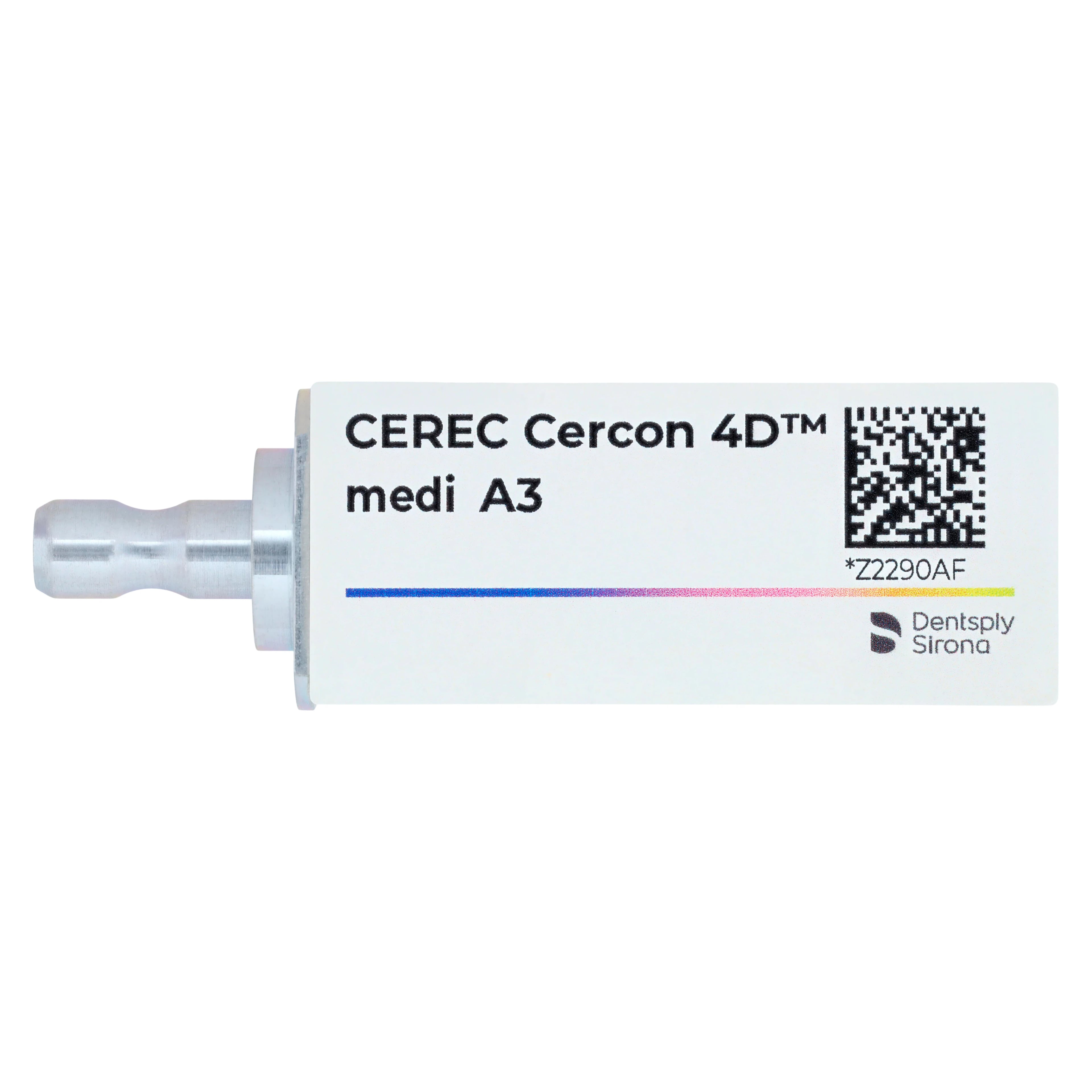 CEREC Cercon 4D Multidimensional Zirconia CAD/CAM Block, Medi, Shade A3, 2/Box
