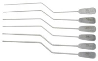 Miltex-Integra French Pattern Lacrimal Probe, Bayonet, Size 4, Stainless Steel, Autoclavable, Reusable, Each