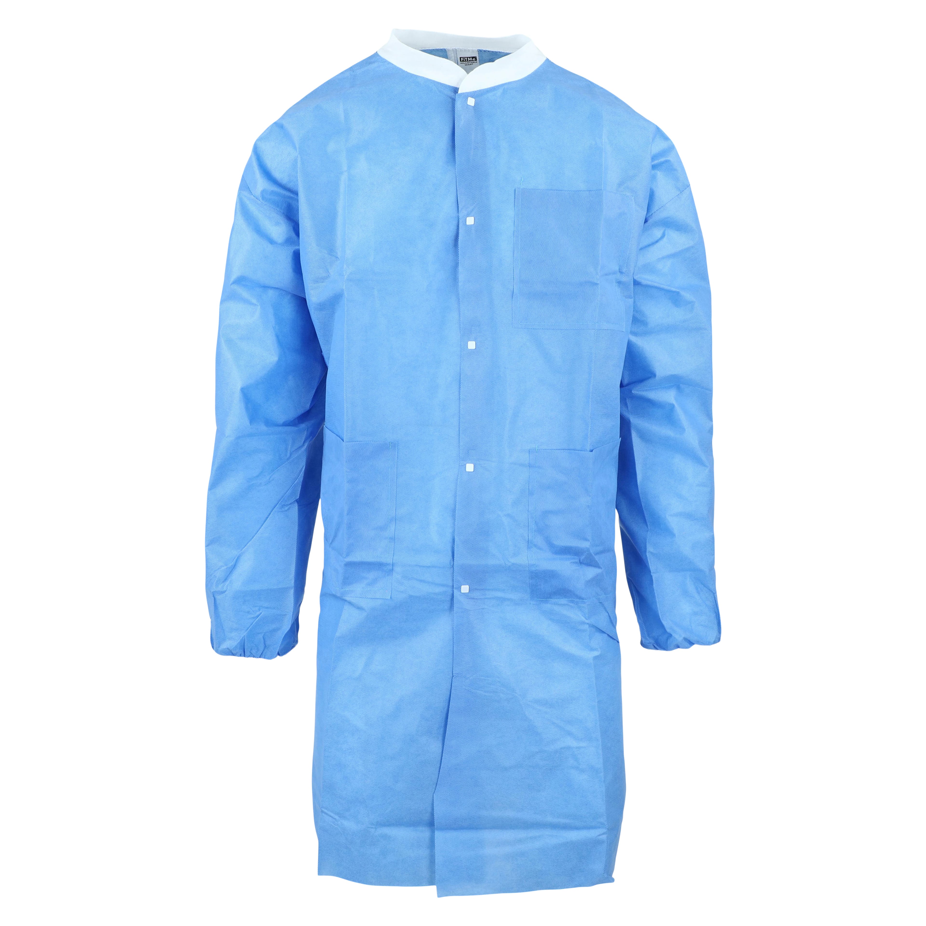 FitMe Lab Coat, Medical Blue, Small, 10/Bag, UGC-6613-S
