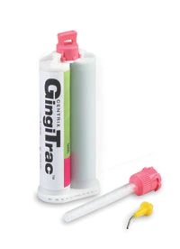 Centrix GingiTrac Gingival Retraction Paste Refill Kit, 1:1 Automix, 2 x 50 mL Cartridges, 10 Mixing Nozzles, 10 Dispensing Tips, 360100