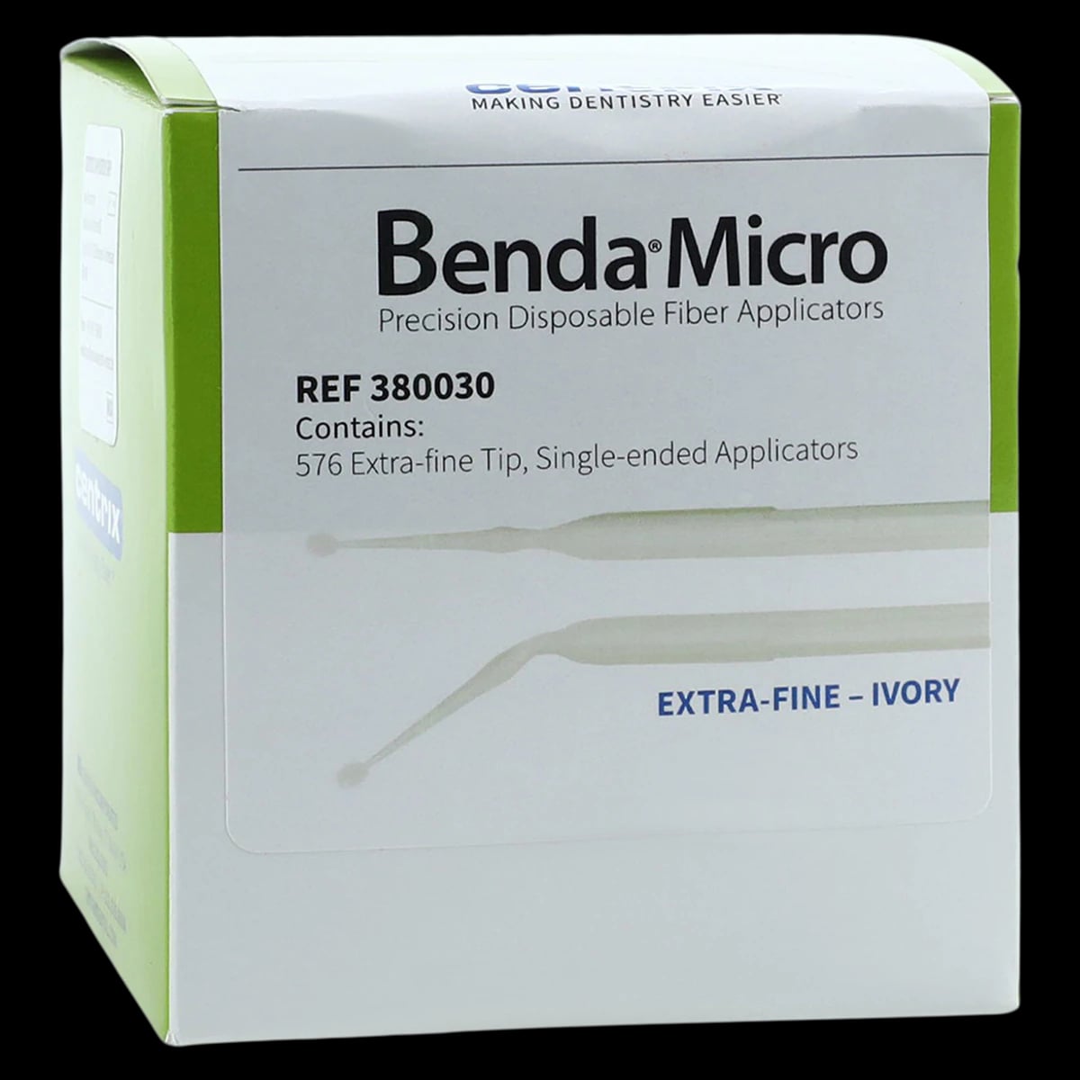 Benda Micro X-Fine Applicators, Ivory, 1.0mm, 576/Bx, 380030