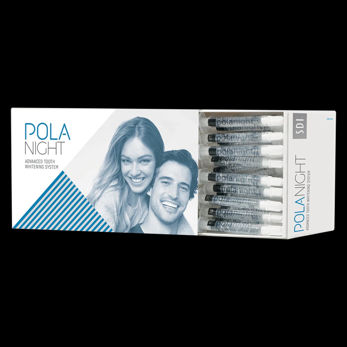 Pola Night Tooth Whitening System, 10% Carbamide Peroxide, Bulk Kit, 1.3 g Syringes, Spearmint, 50/Pk, 7700027