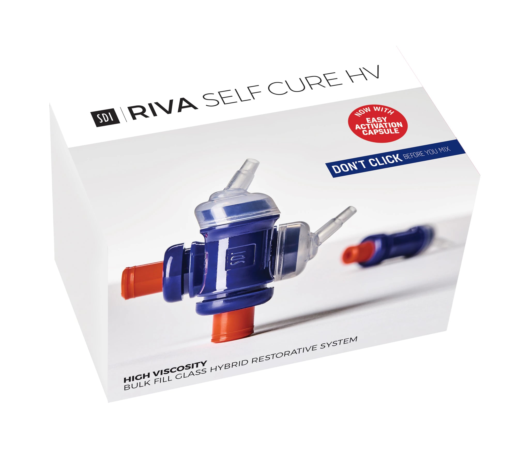 Riva Self Cure HV Glass Ionomer Restorative Capsules, Shade A1, 50/Box, 8630001
