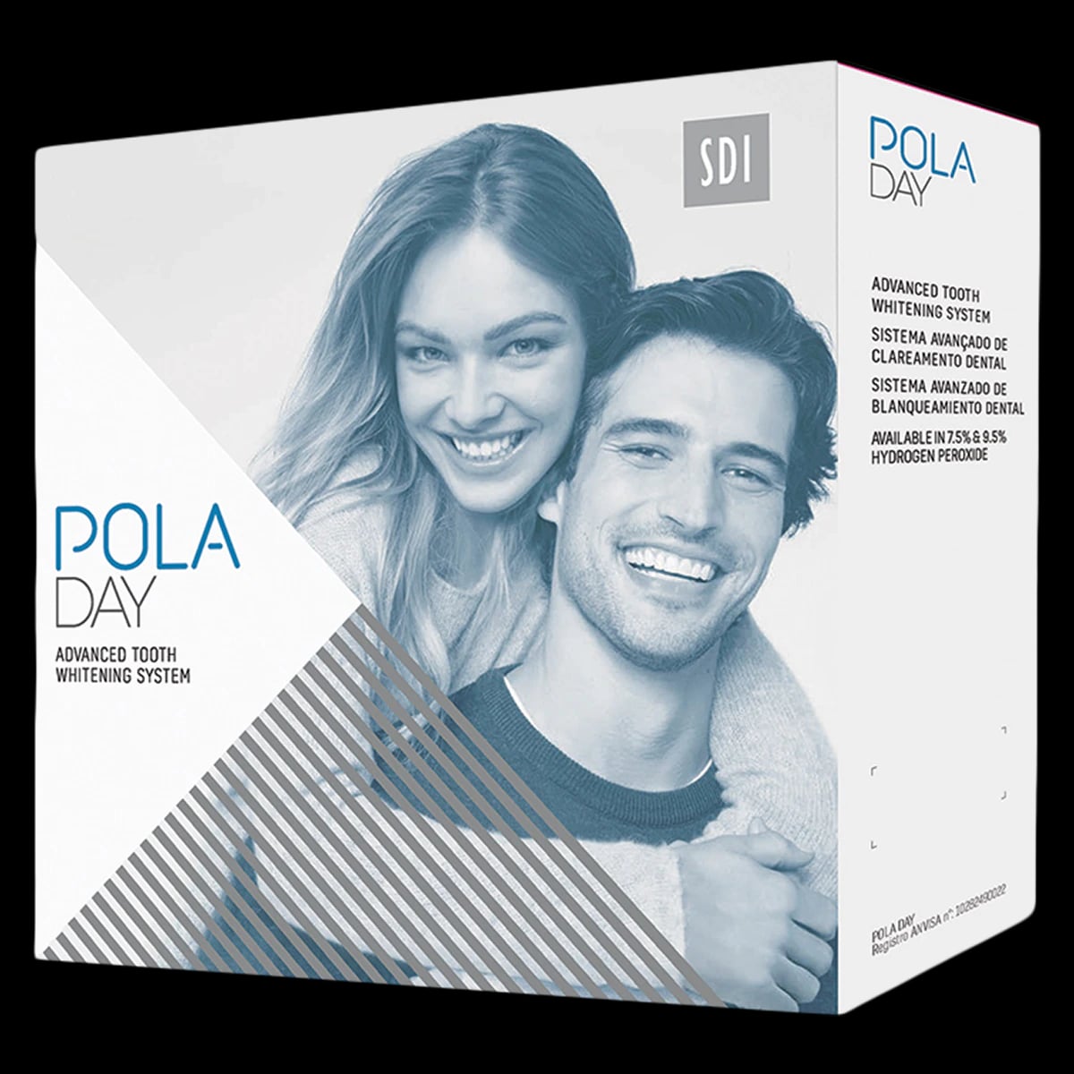 Pola Day 9.5% Hydrogen Peroxide Take-Home Tooth Whitening System, Spearmint, Value Kit, 3 g Syringes, 36/Pk, 7700061