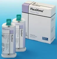 Flexitime VPS Precision Impression Material, Heavy Tray, 50 ml Automix Cartridge Refill, 2/Pk, 50034804