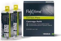 Kulzer Flexitime VPS Impression Material, Correct Flow (Wash), 50 mL Automix Cartridges, Refill, 2/Pk, 50034806