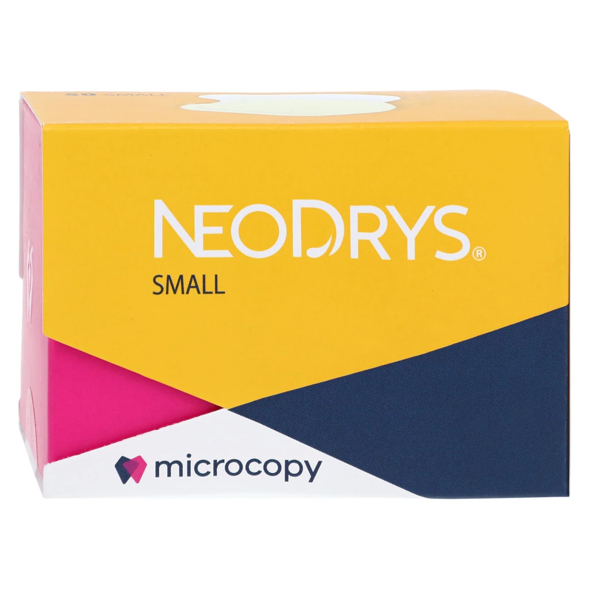 NeoDrys Original Saliva Absorbent Cotton Roll Substitute, Small, Yellow, 50/Pk, DYS