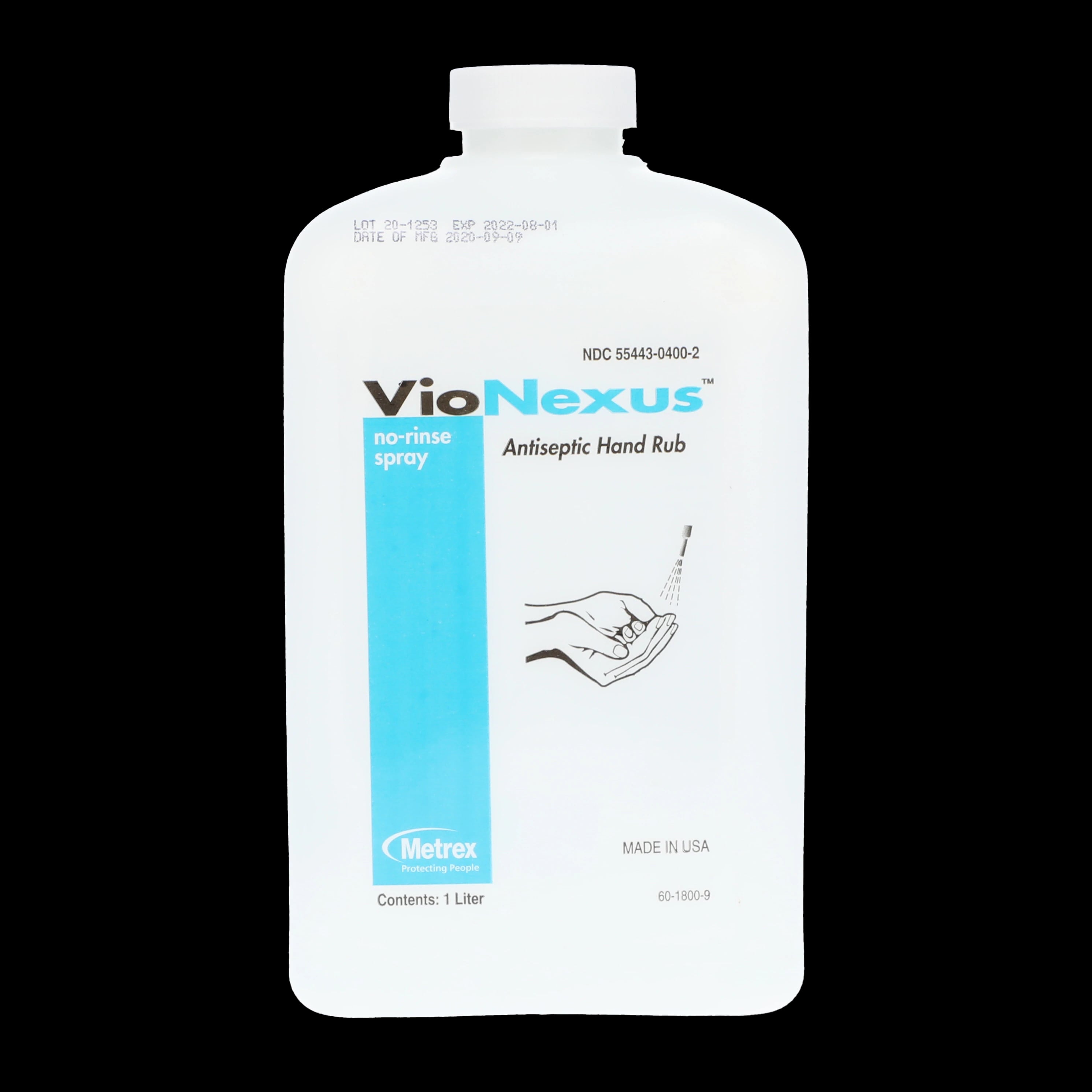 VioNexus No-Rinse Spray Antiseptic Handwash, 1 Liter, 2/Pk, 10-1800
