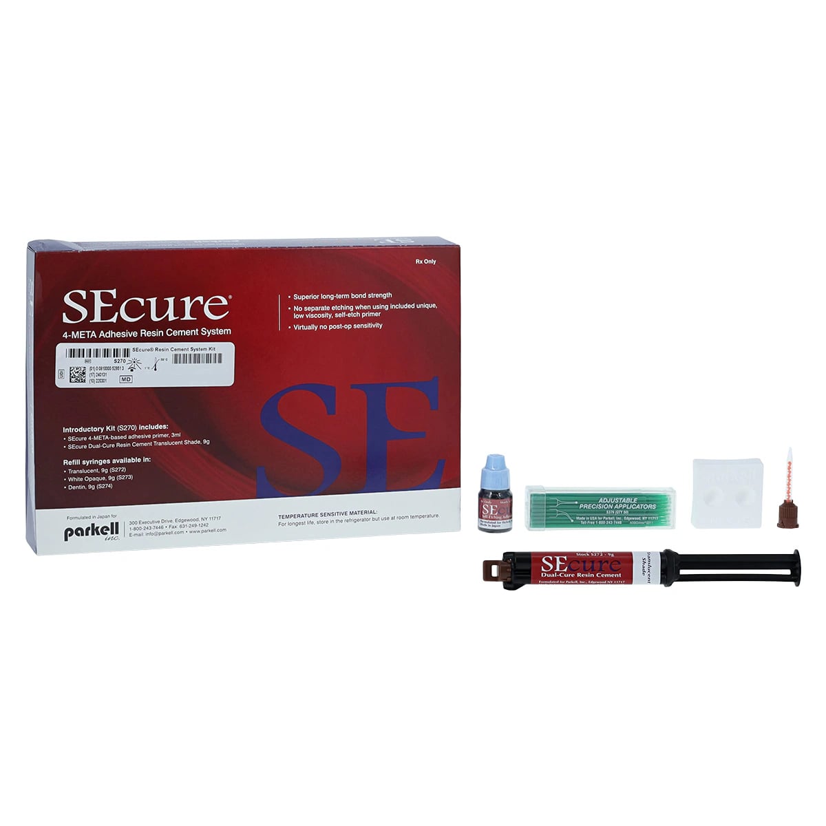SEcure Adhesive Resin Cement System, Introductory Kit, Translucent, S270