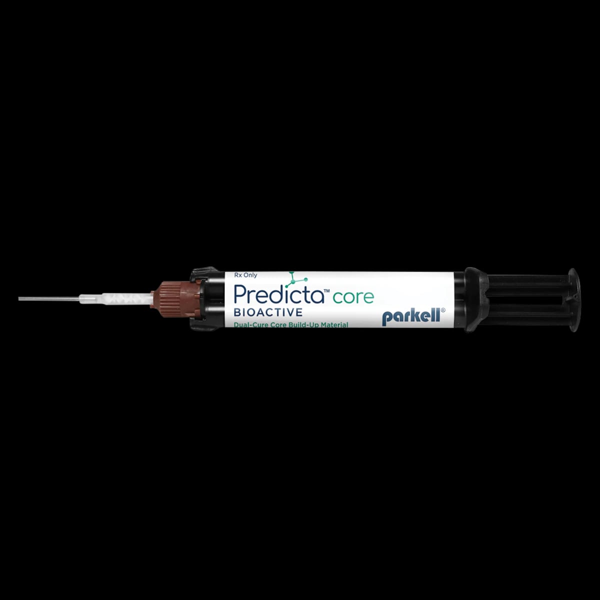 Predicta Bioactive Dual-Cure Core Build-Up Material, Flowable, White, 5 ml Syringe Refill with Dispensing Tips, S600