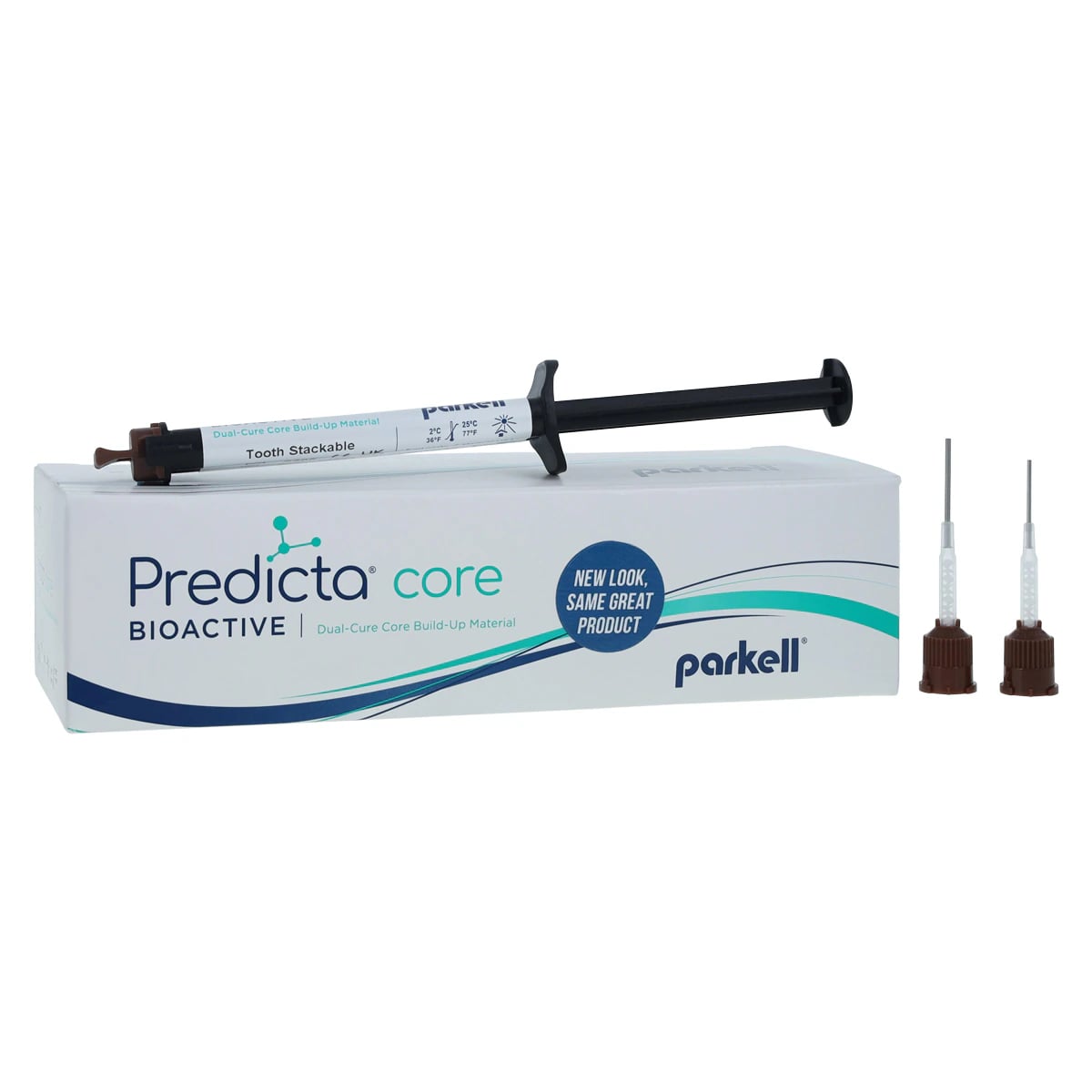 Predicta Bioactive Dual-Cure Core Build-Up Material, Stackable, Tooth Shade, 5 ml Syringe Refill, S606