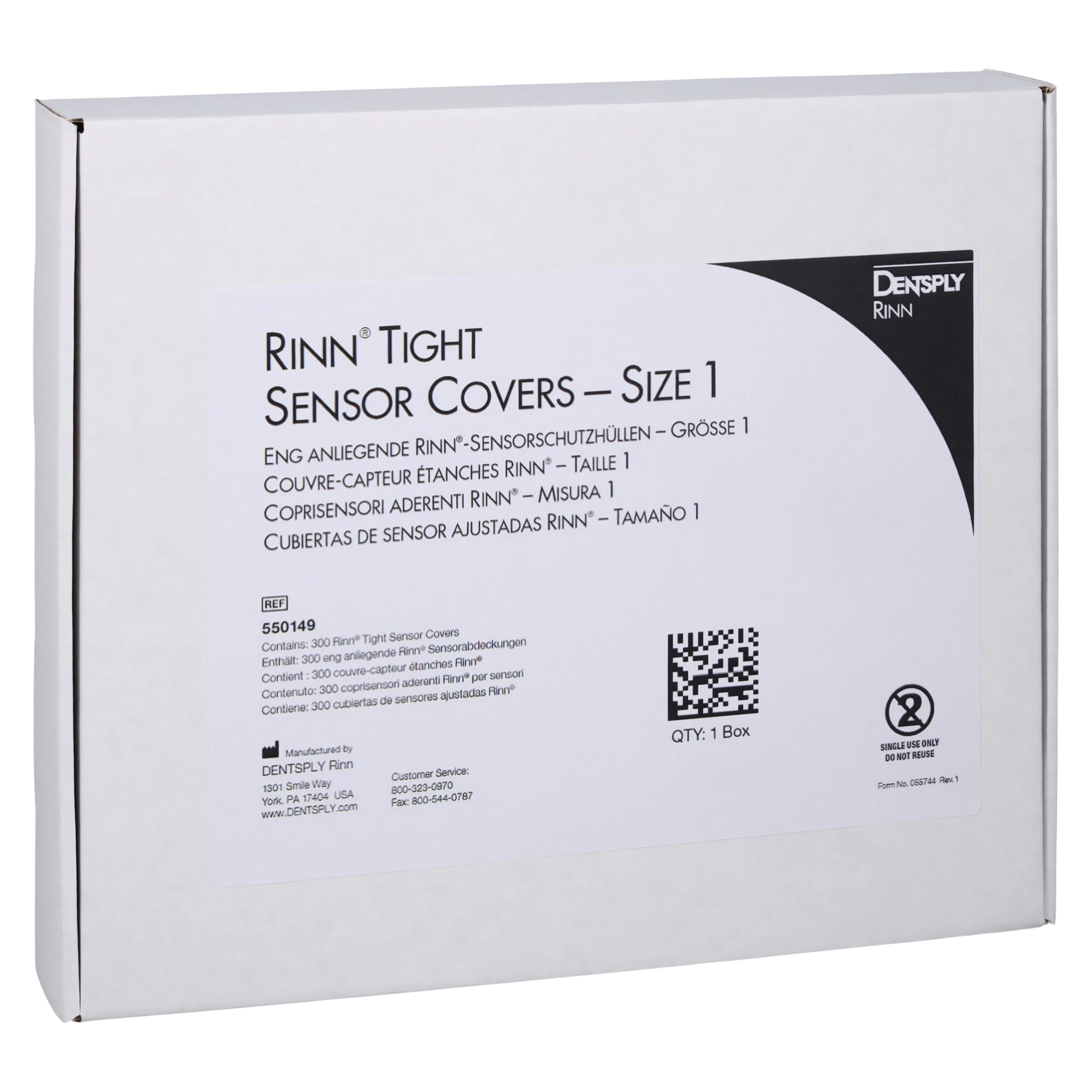 Rinn Tight Sensor Covers, Size 1, 300/Box, 550149