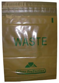 Plasdent Utility Stick-On Waste Bags, 9" x 10", Beige, 200/Pk, PS880