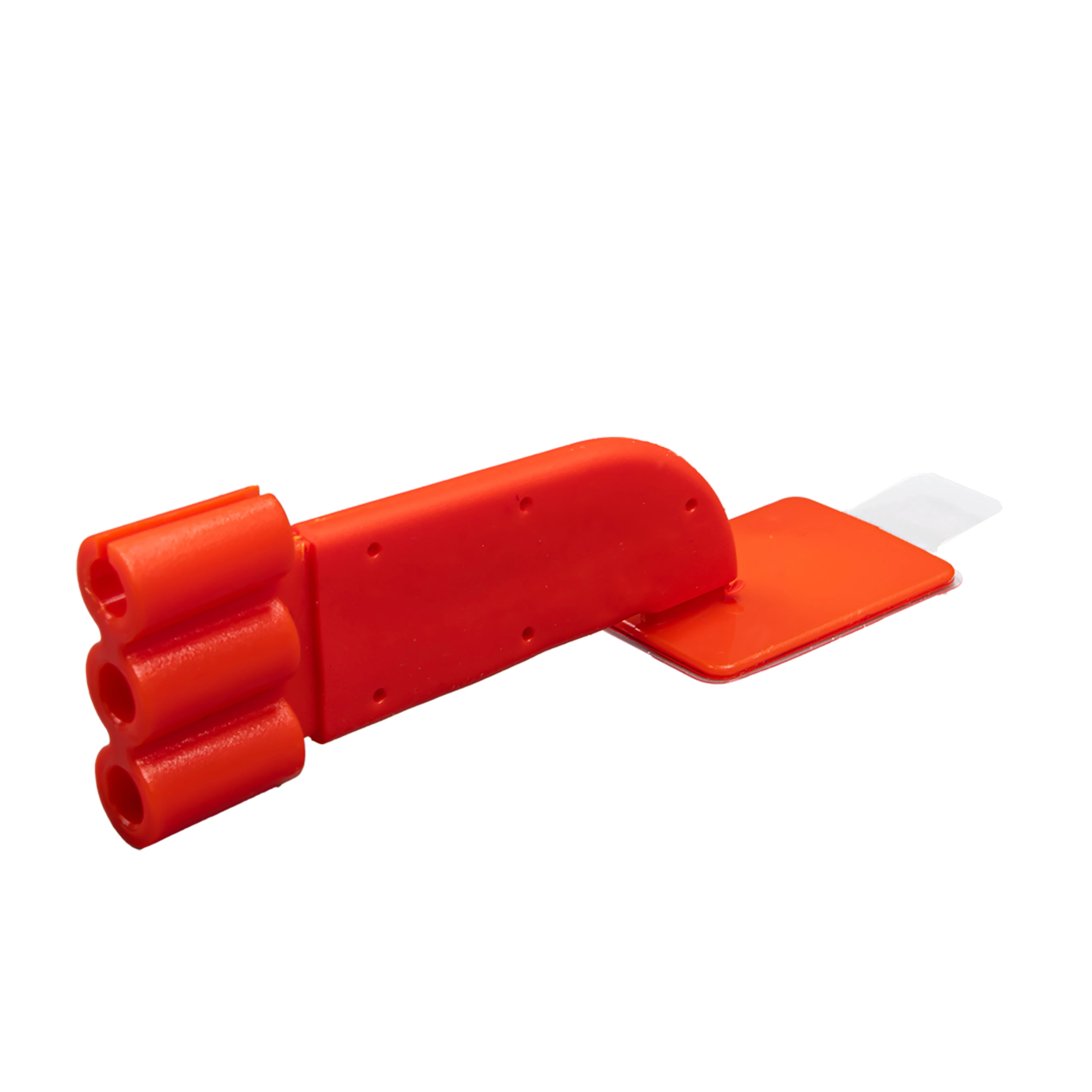 EzAim ComforTab Adhesive Cushioned Sensor Holder, Bitewing, Red, 50/Pkg, 131124