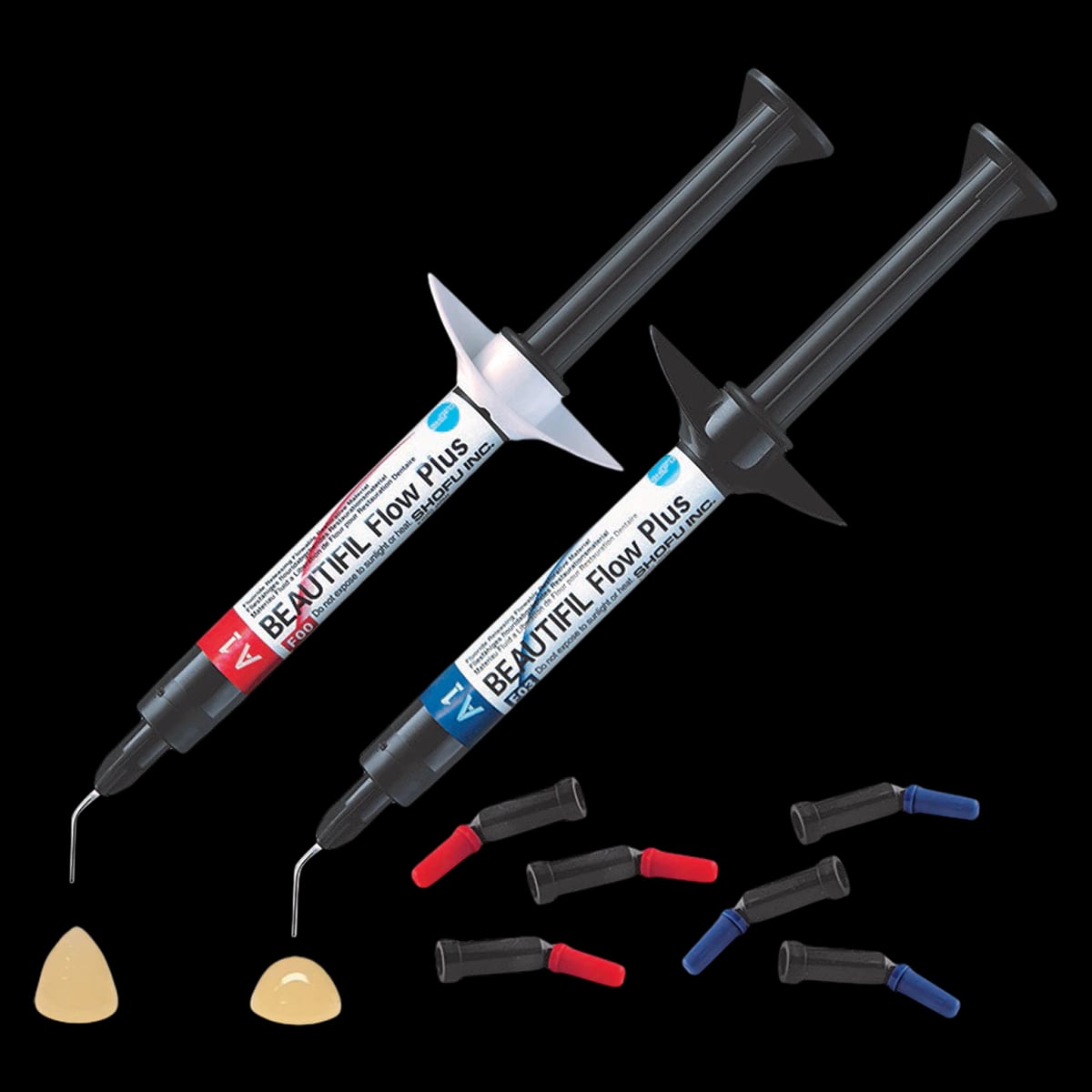 Beautifil Flow Plus F00 Zero Flow Hybrid Composite, Light-Cure, Shade B1, 0.21 g Tips, 20/Pk, 2206