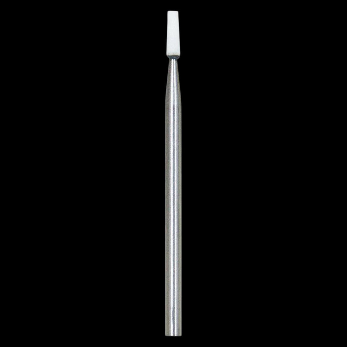 Shofu Dura-White Stones, TC1 Tapered Cone, CA (Contra Angle) Latch-Type, Aluminum Oxide, White, 12/Pk