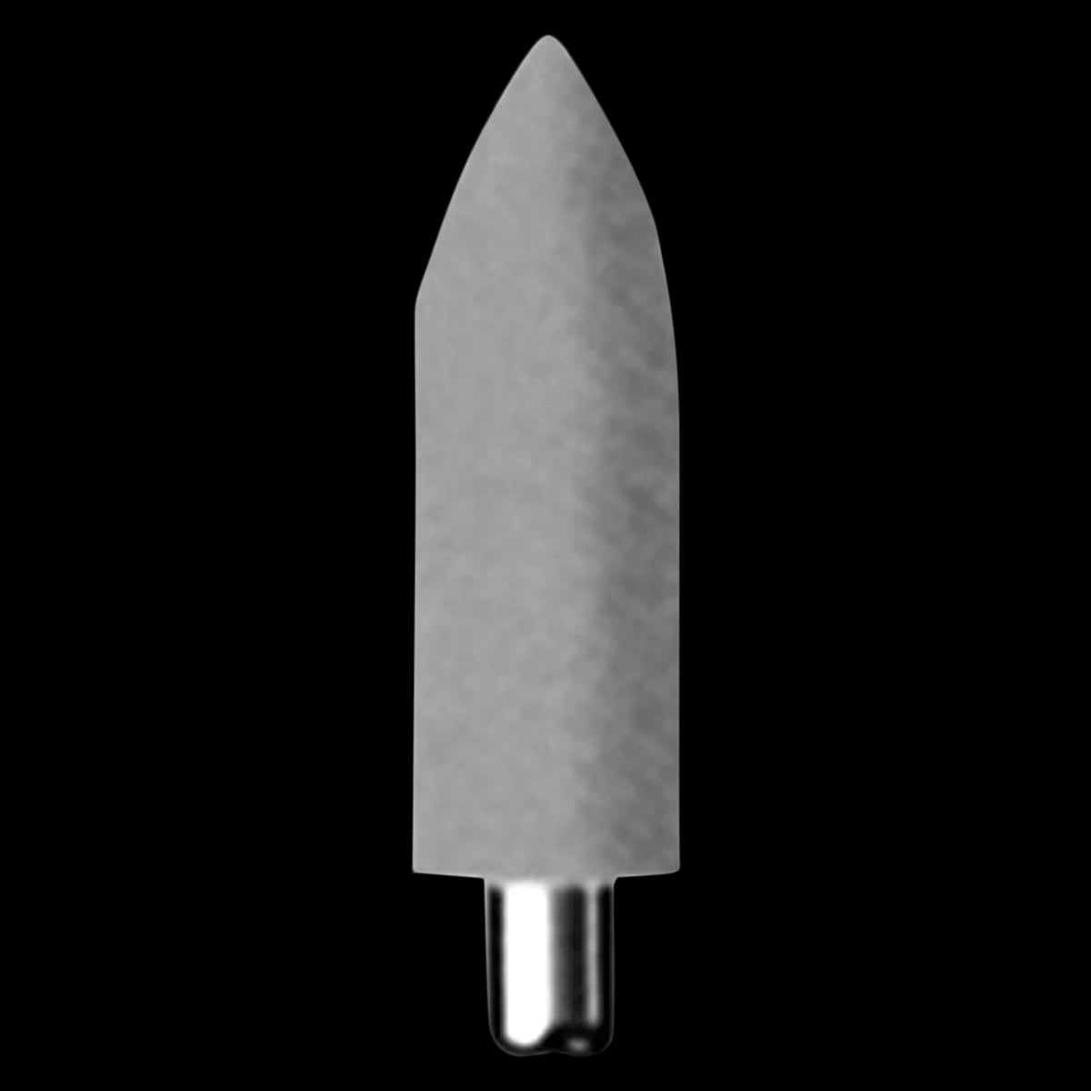 AcryPoint Lab Polishers, HP, Pointed Cylinder, # PC2, 5 mm, Coarse, Dark Grey, 12/Pk, 0423