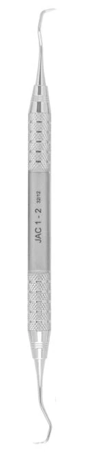 A. Titan Instruments 1/2 Anterior Jacquette Scaler, Life Steel, Stainless Steel Handle, #6, 1/Pk