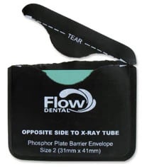 Safe 'n' Sure Econo Phosphor Plate Barrier Envelopes, Size #0, Black, Latex Free, 300/Box, 80100