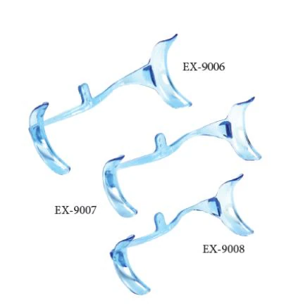 Plasdent EXTND Intraoral Cheek Retractor, Double Ended, Clear, Autoclavable, Large, 2/Pk, EX-9006