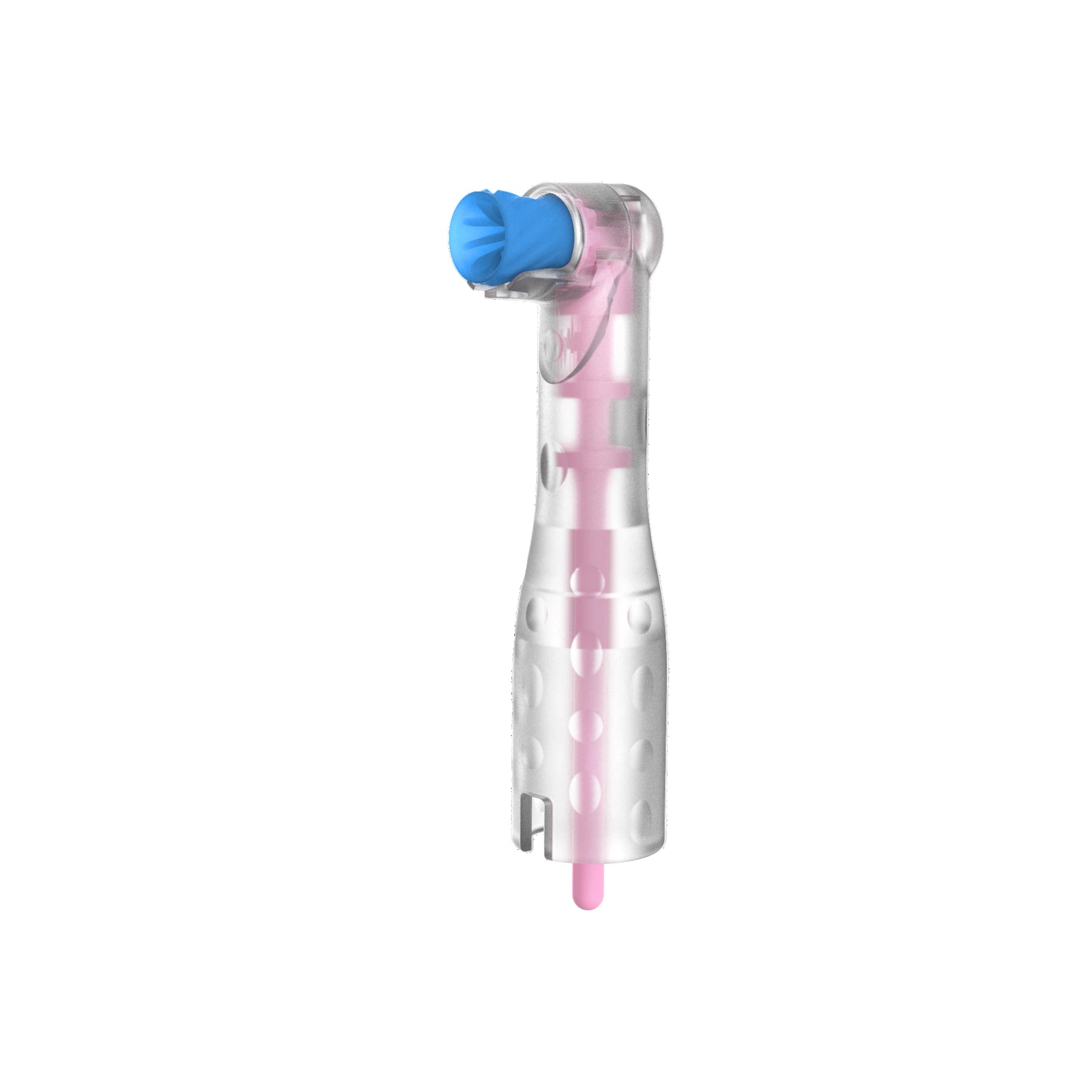 Pac-Dent AntiSplatr Disposable Prophy Angle, Firm Cup, Blue, Latex-Free, 100/Box, LSFAF-100